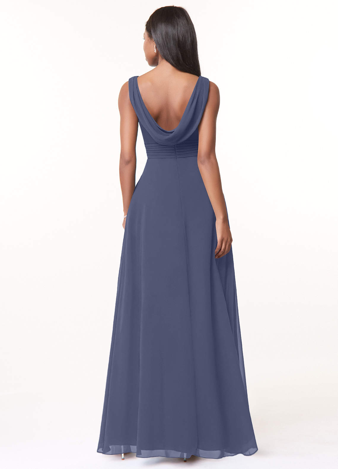 Azazie Karina Stormy Chiffon Bridesmaid Dresses | Azazie