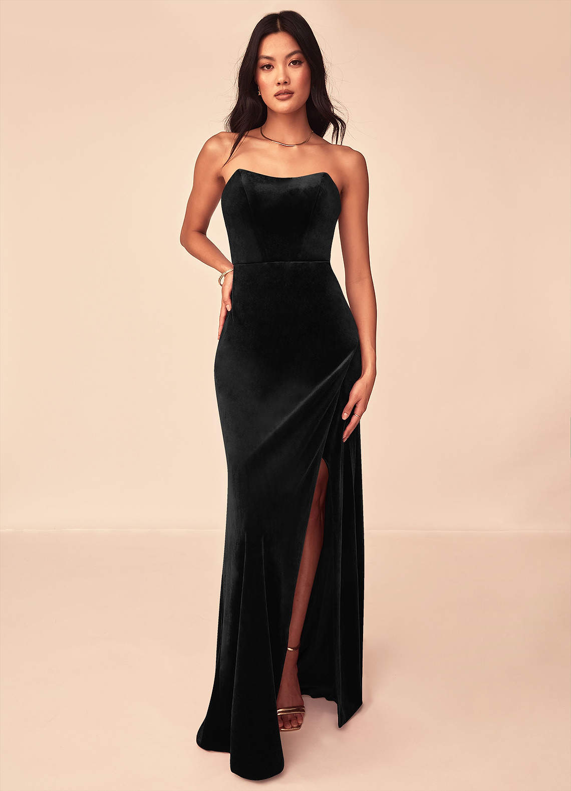 Azazie Nereda Black Bridesmaid Dresses | Azazie