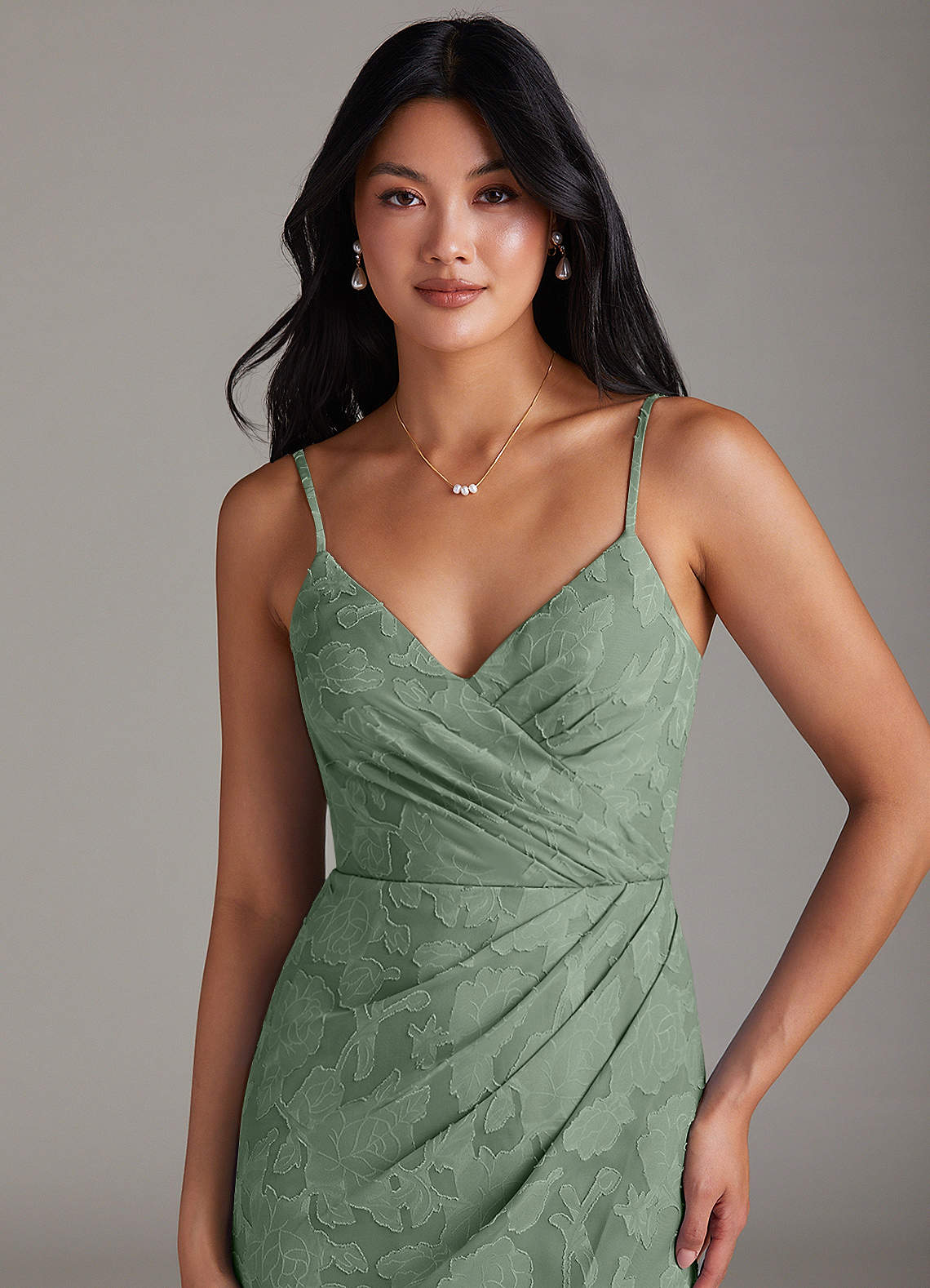 azazie matcha bridesmaid dress Azazie Maksim