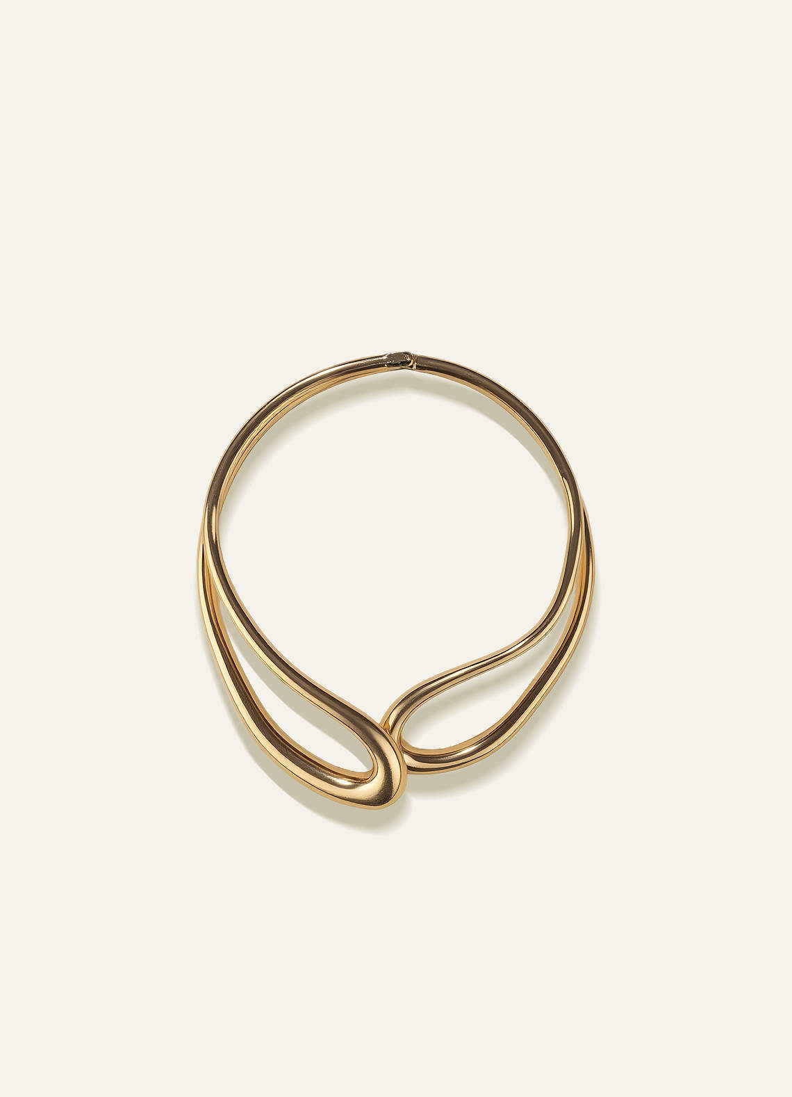 front Sculptural Fluid Curves Jewelry Set