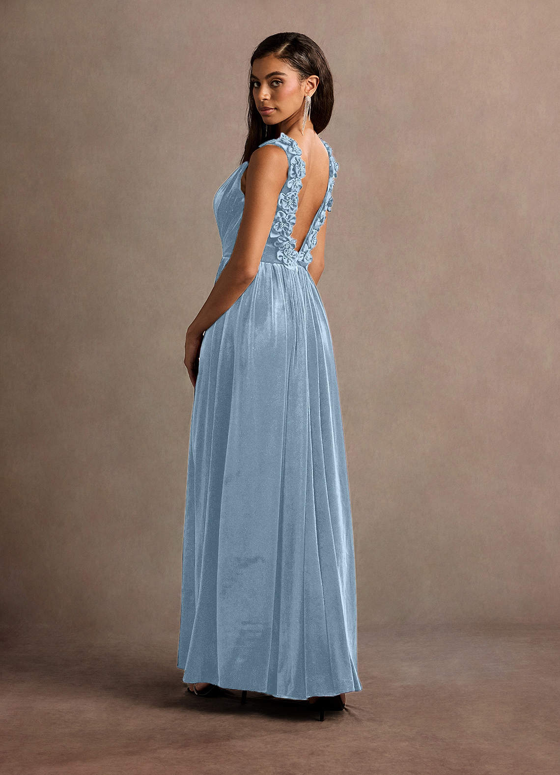 Maxi jurk Katniss Poederblauw image1