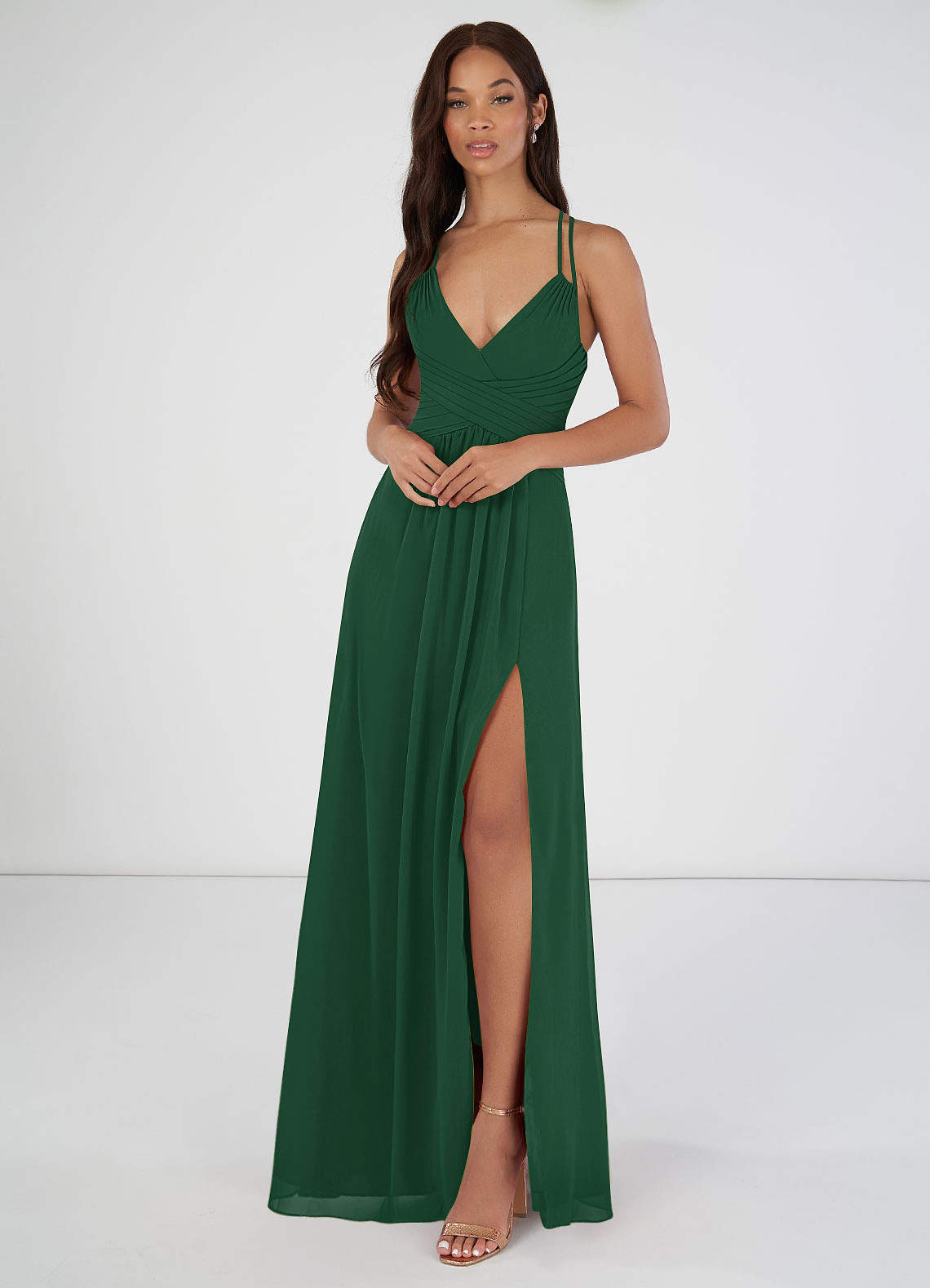 Azazie discount dark green