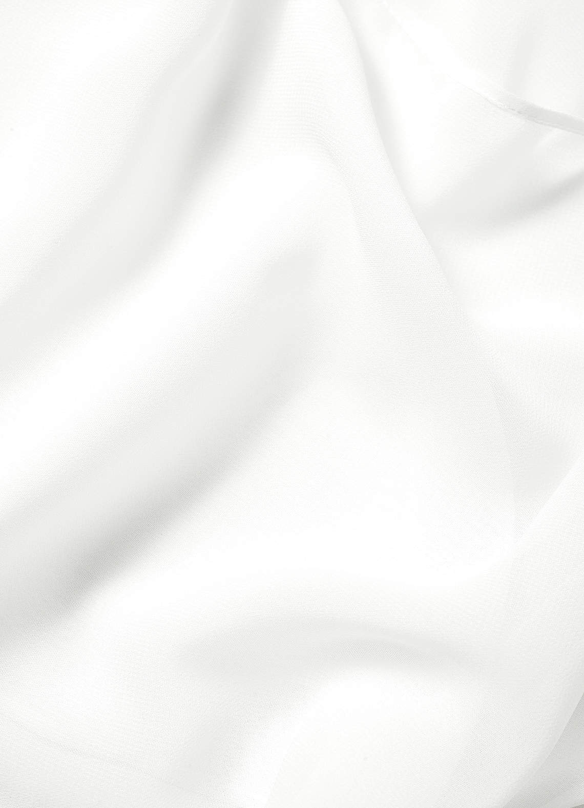 front Azazie Chal de novia de gasa extralargo