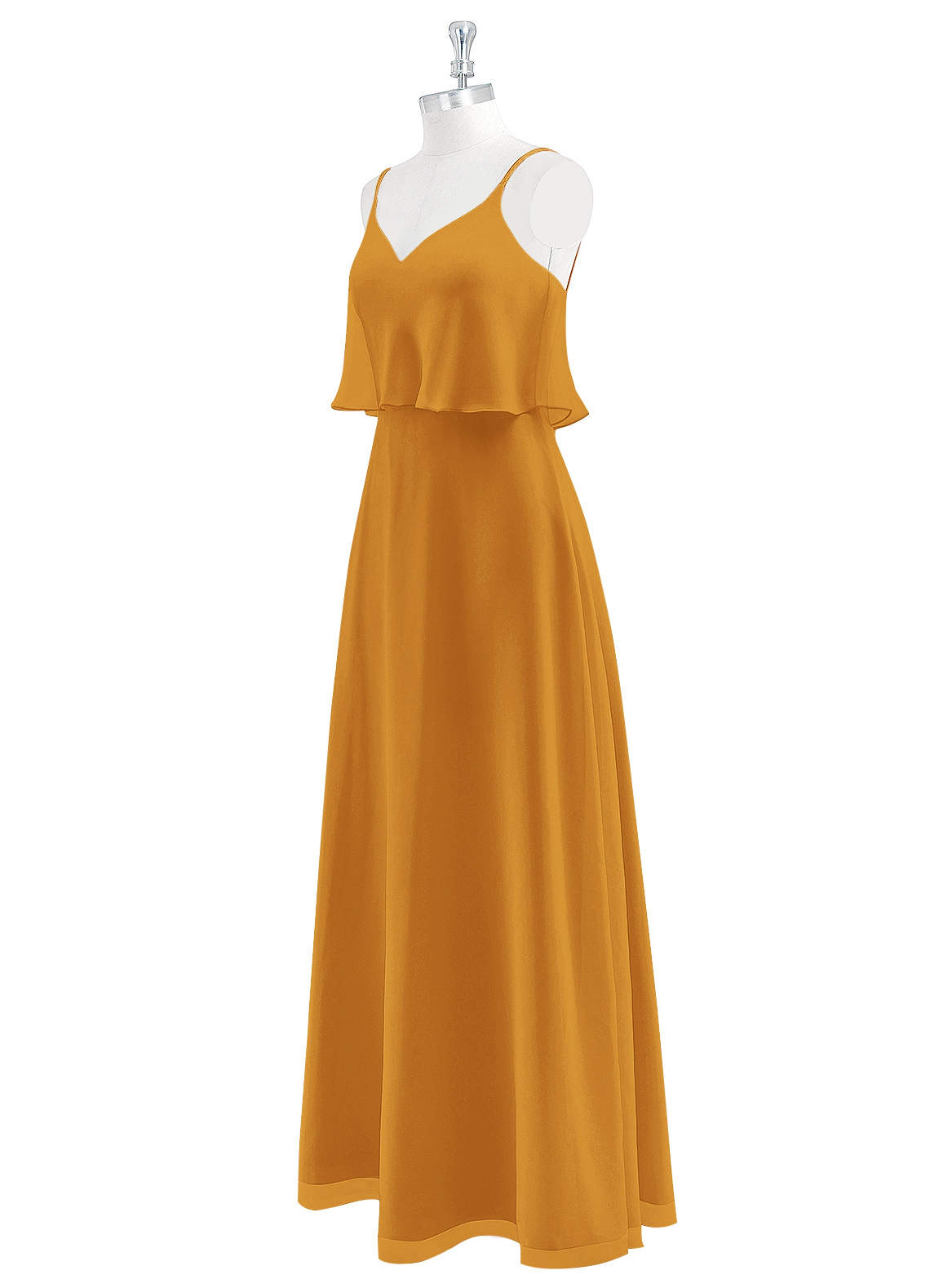 Azazie Desiree Butterscotch Bridesmaid Dresses Azazie