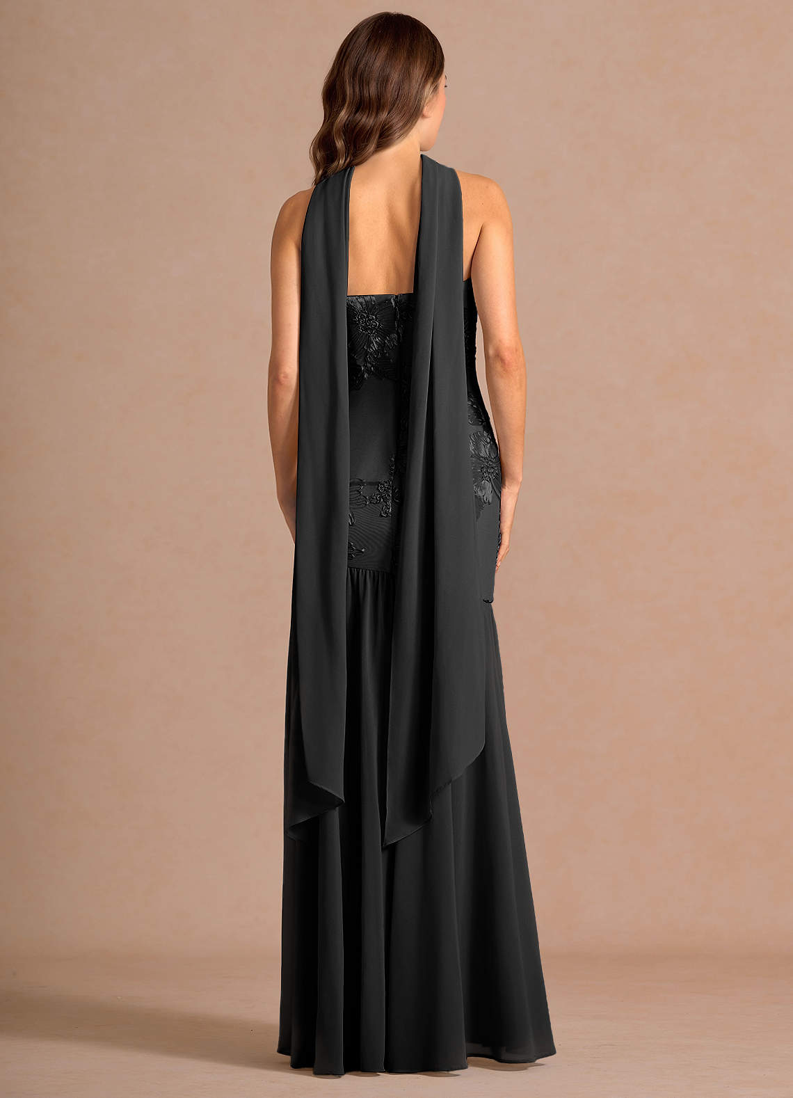 Nerissa Black Maxi Dress | Azazie CA