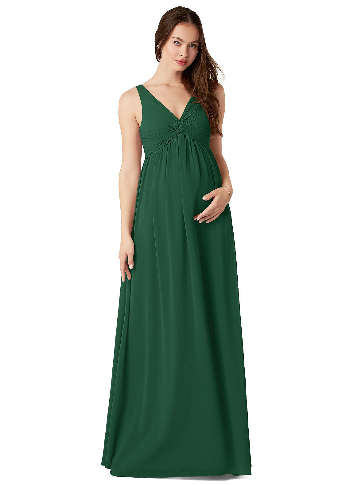 Azazie Yetta Dark Green Maternity Bridesmaid Dresses | Azazie Azazie Yetta Dark Green Maternity Bridesmaid Dresses | Azazie