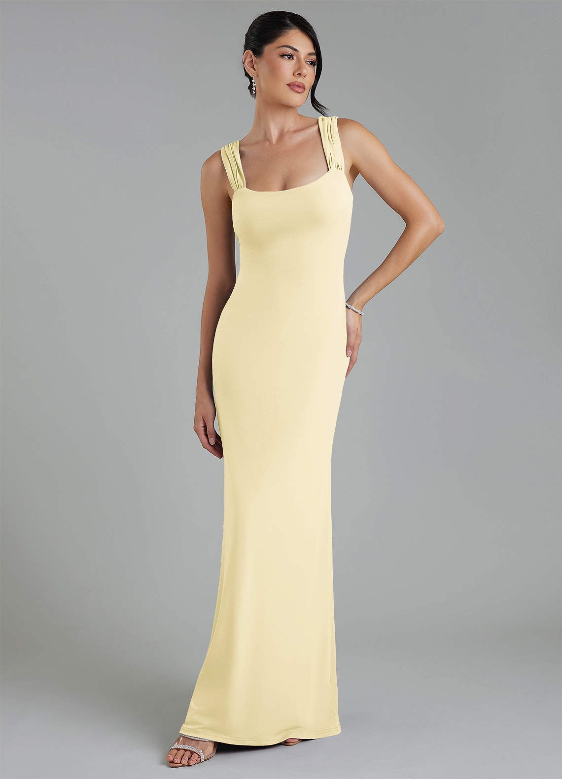 ariel bridesmaid dress Quartz Bridesmaid Dress Matte Satin Size 3X