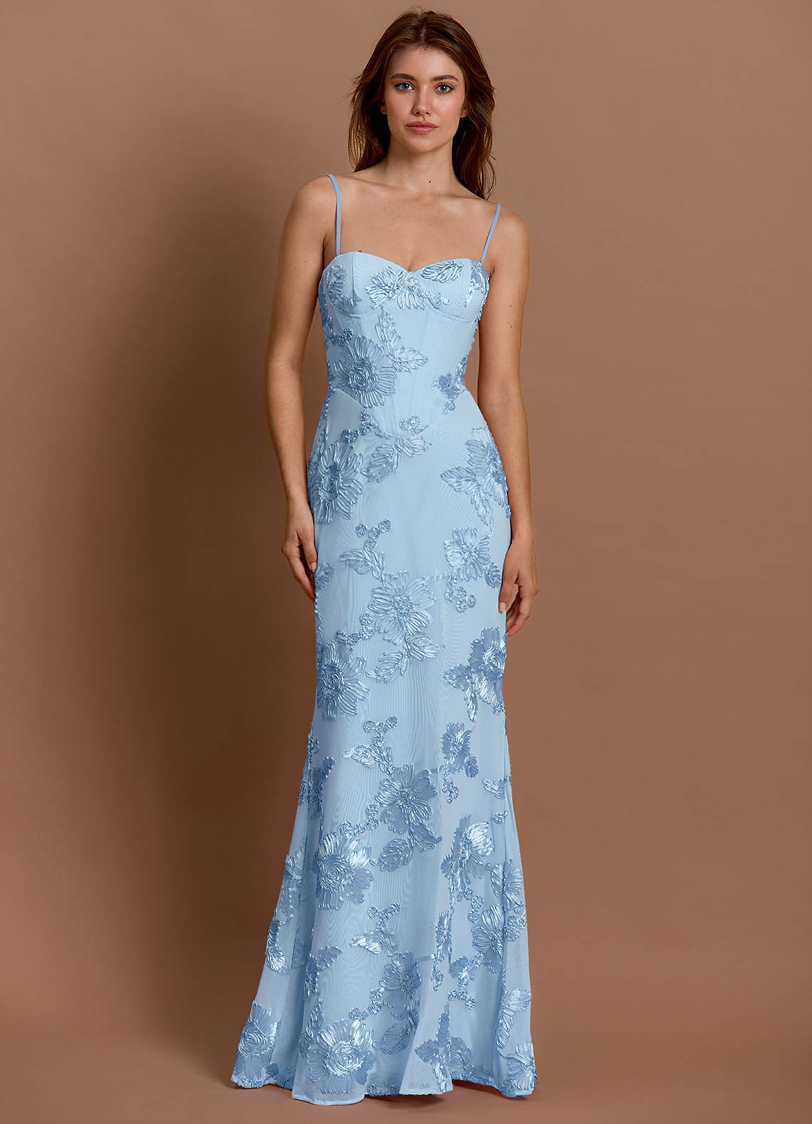 Anika Sky Blue Maxi Dress image1