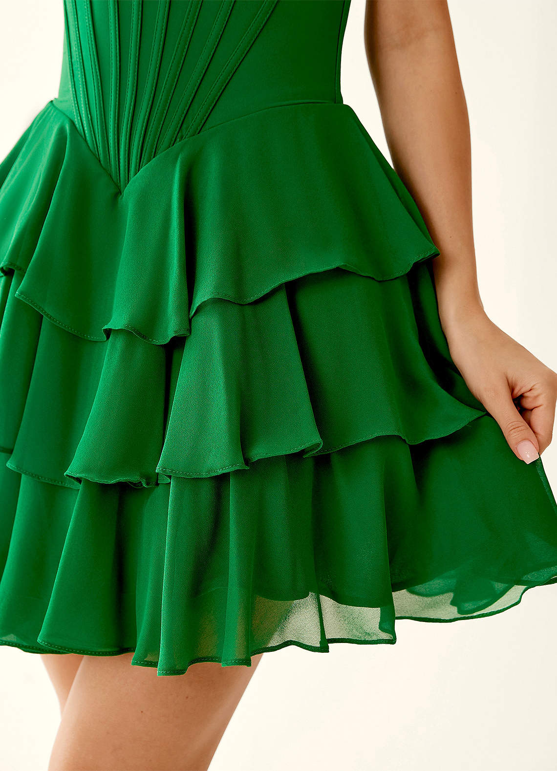 Cekago Green Mini Dress image6