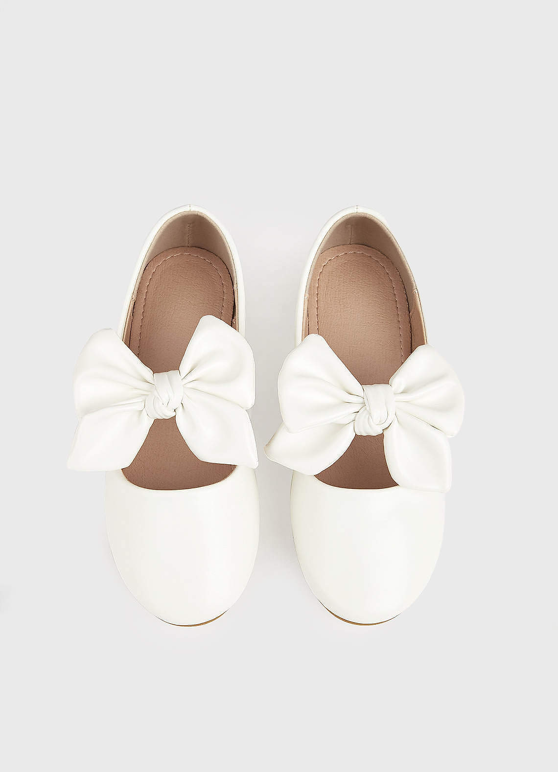 front Bow Strap Girl's Flat Shoes