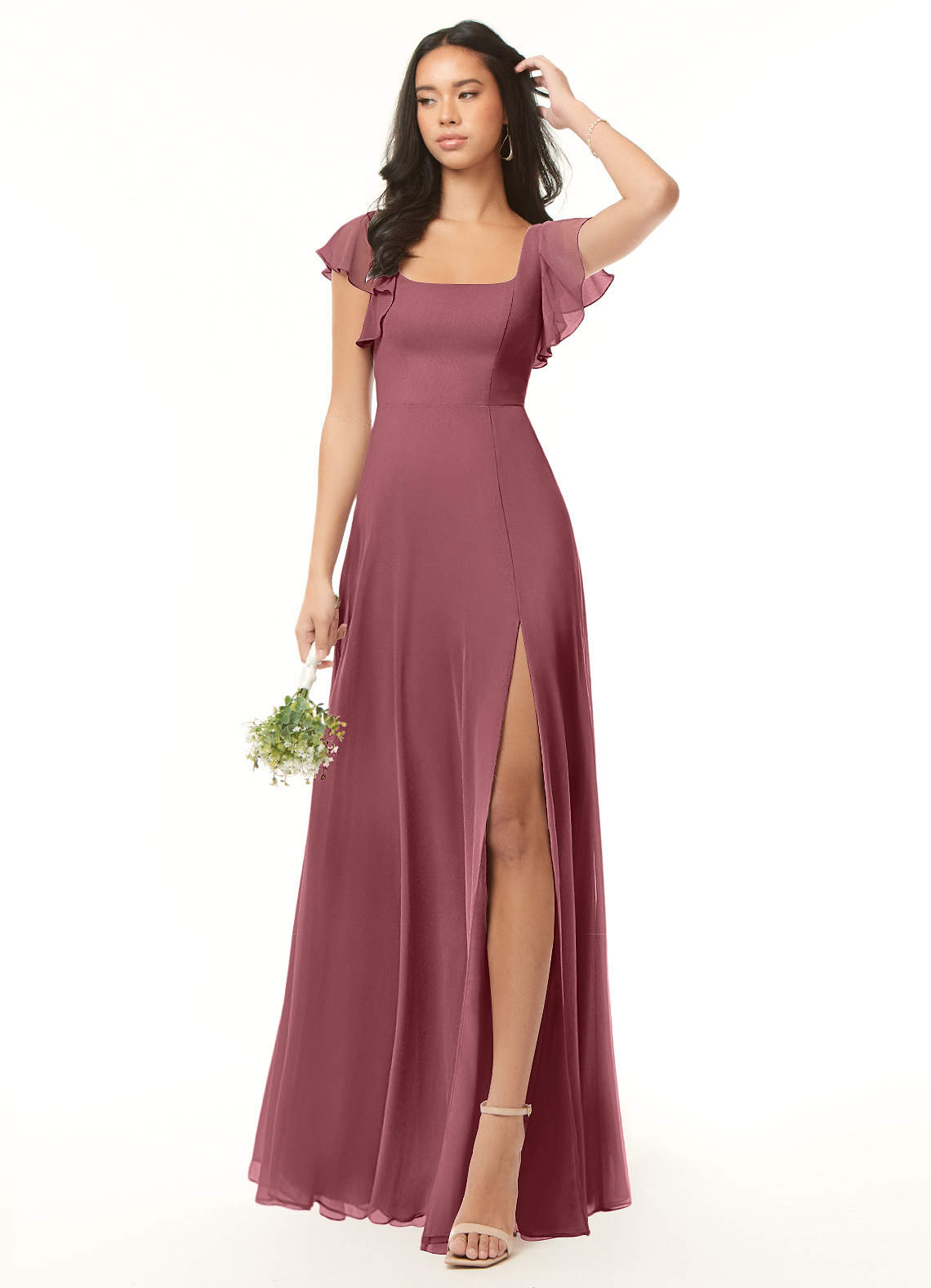 azazie desert rose bridesmaid dresses Bondi Dress's Color:27#-Puprle line bridesmaid dress styleattribute-euphoria Beige Stretch Seersucker Dress