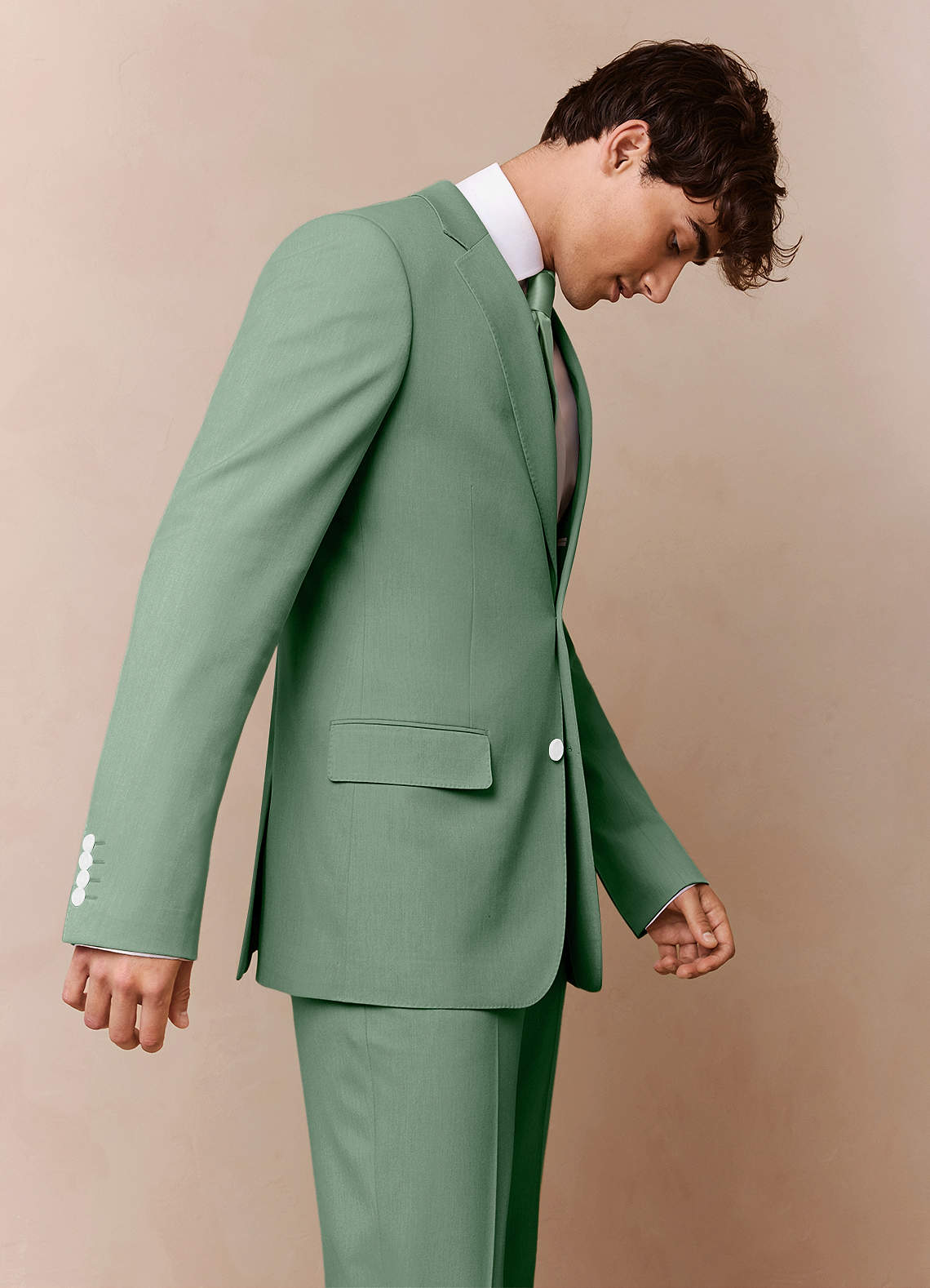 front James Matcha veste de costume