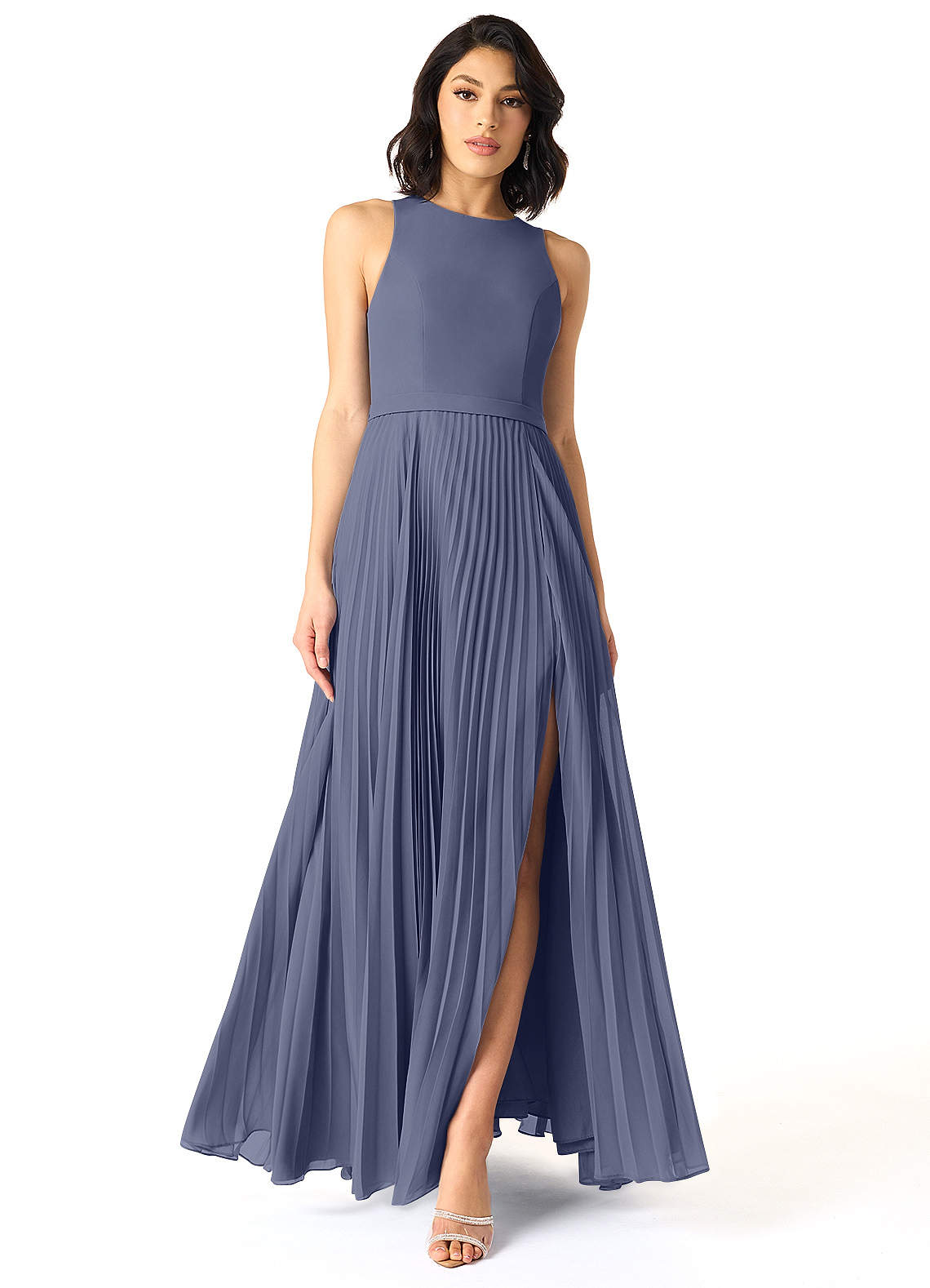 Azazie Lindie Stormy Chiffon Bridesmaid Dresses | Azazie Azazie Lindie Stormy Chiffon Bridesmaid Dresses | Azazie