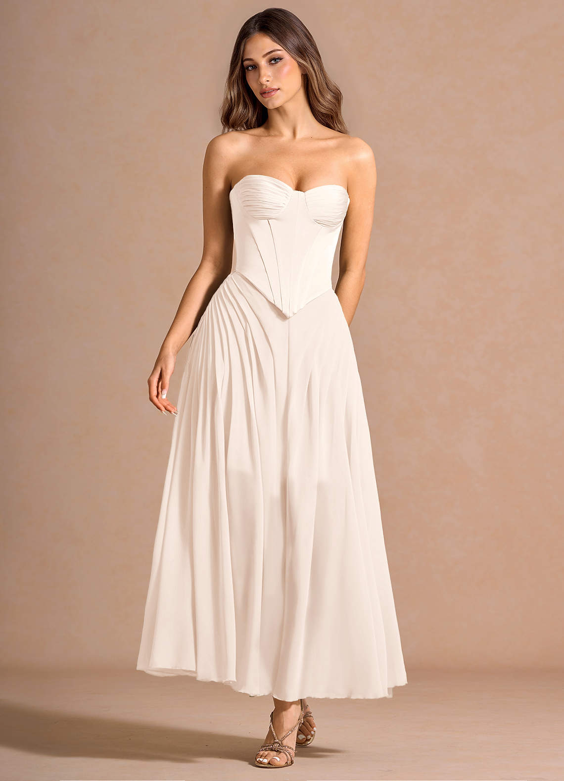 Doralyn Cream Two Piece Set | Azazie