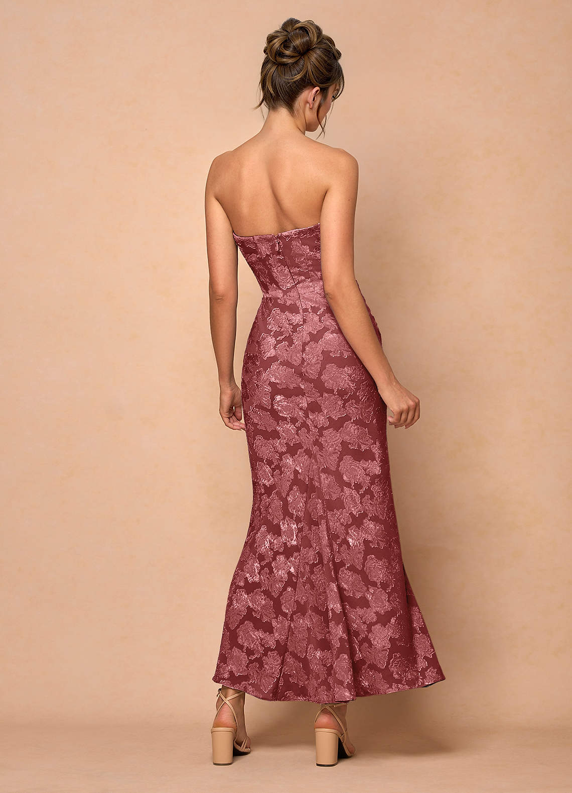 Ezrena Vintage Rose Maxi Dress | Azazie CA