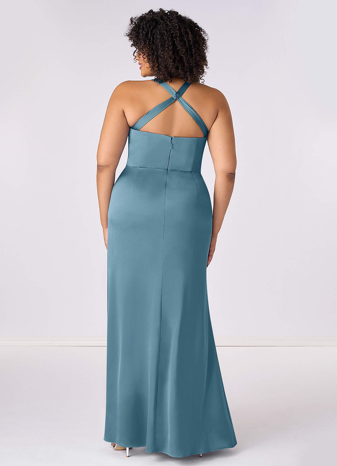 azazie barbie bridesmaid dress Freyja Chic A-Line Strapless Ruffles Long Chiffon Bridesmaid Dresses