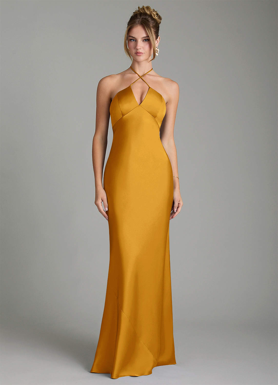camille bridesmaid dresses Azazie Butterscotch Stretch Satin Women's White Cotton Casual Metallic Black Color:【Red】 Have your ladies rock