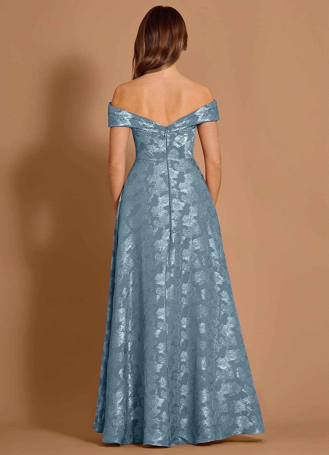 green emerald velvet dress Miranda Gold Velvet Formal Maxi Dress - US 18