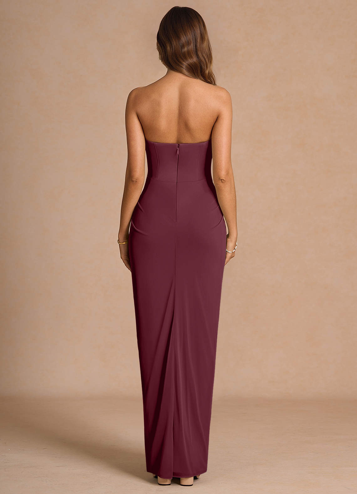 Anais Wine Maxi Dress image1