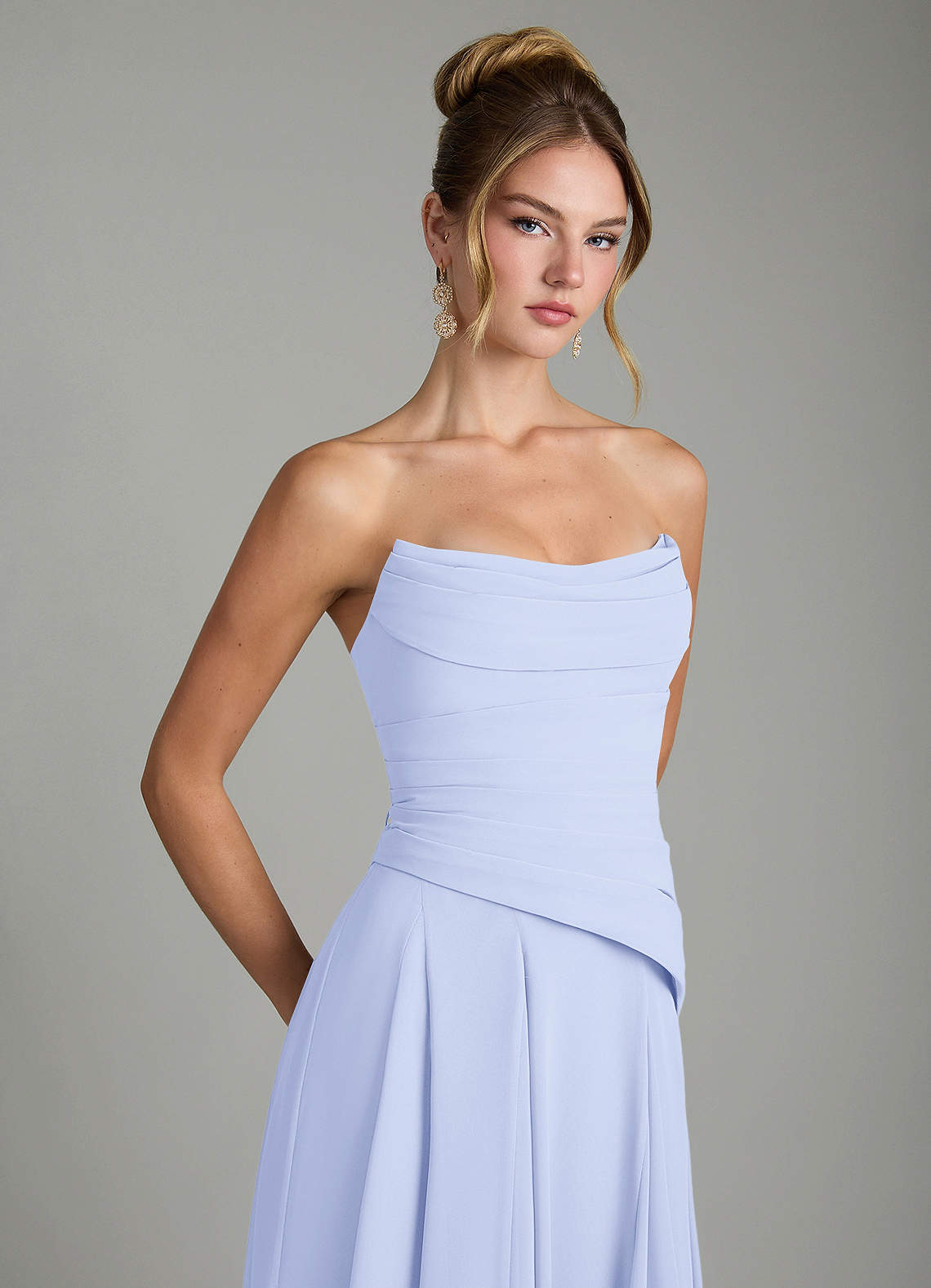 Azazie Gabriela Lavender Chiffon Bridesmaid Dresses | Azazie UK Azazie Gabriela Lavender Chiffon Bridesmaid Dresses | Azazie UK