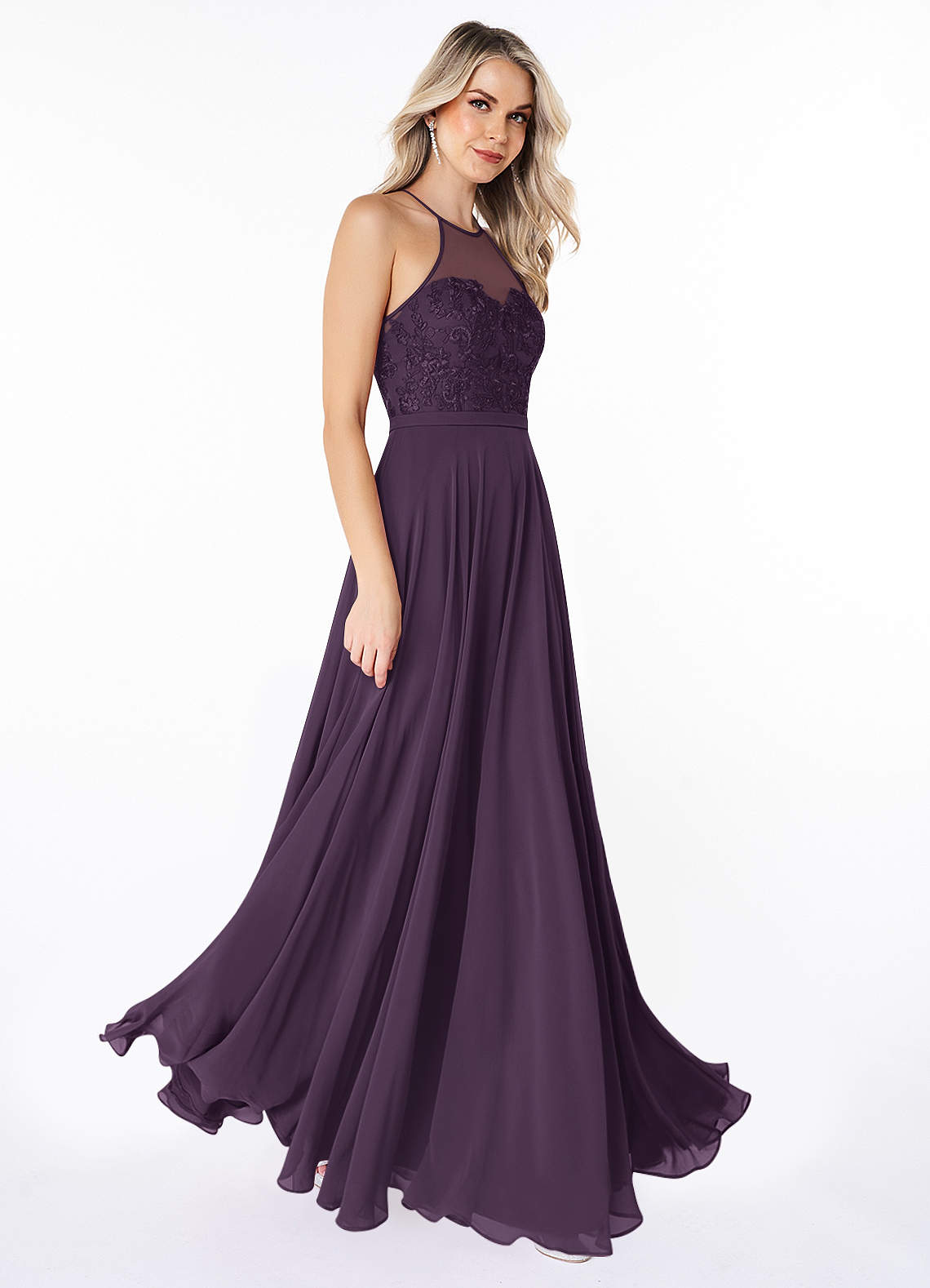 Azazie Kinsey Plum Bridesmaid Dresses | Azazie