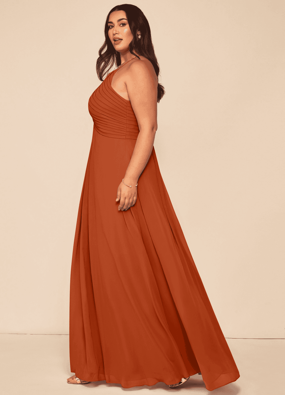Azazie Ginger Burnt Orange Bridesmaid Dresses | Azazie