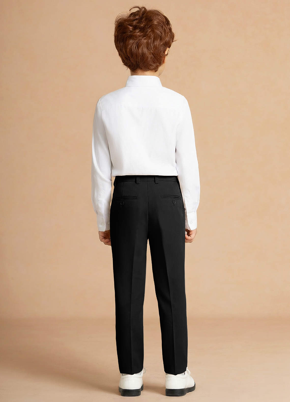 front Theo Black Boy Pants