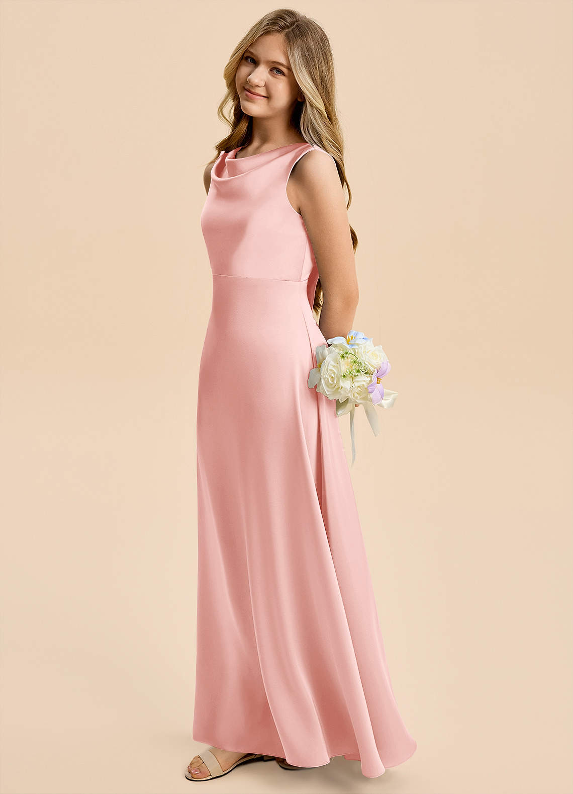 pink bridesmaid dress with bow Trending Pink Strapless Hi-Lo Bridesmaid Dresses with Chic Bow Back,GDC1002