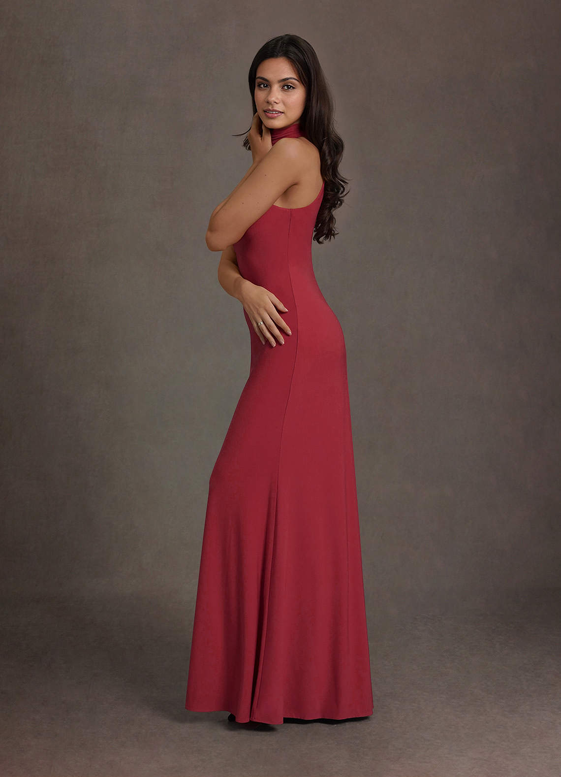 cherry red dress formal Elle Zeitoune Delary Maxi Dress In Cherry Red, Size 6 Au main image 0