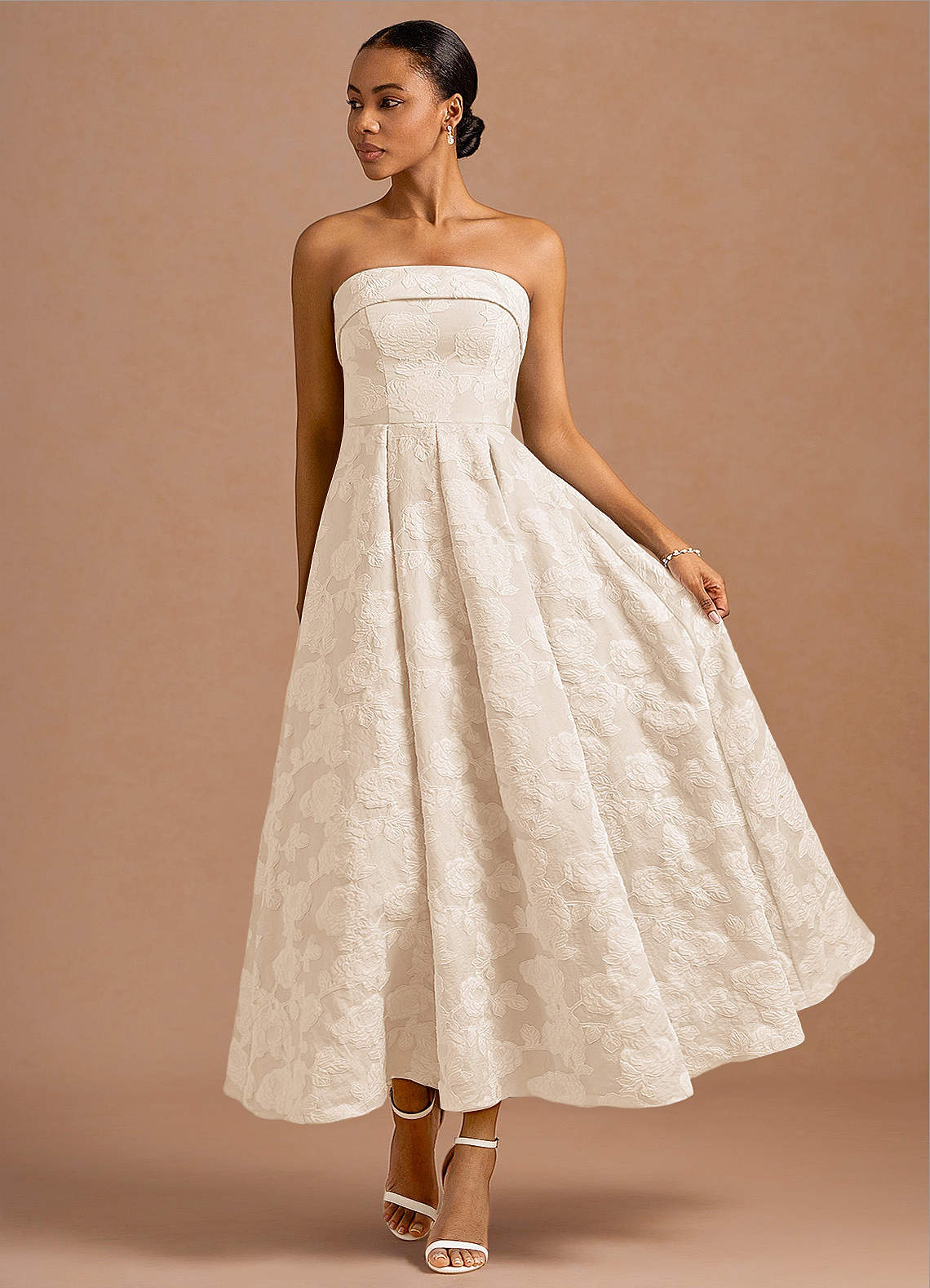 Clementine Cream Maxi Dress image2