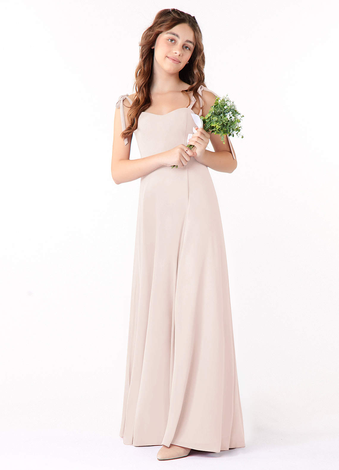 azazie rose petal bridesmaid dress Quinceaera Dress with Bow