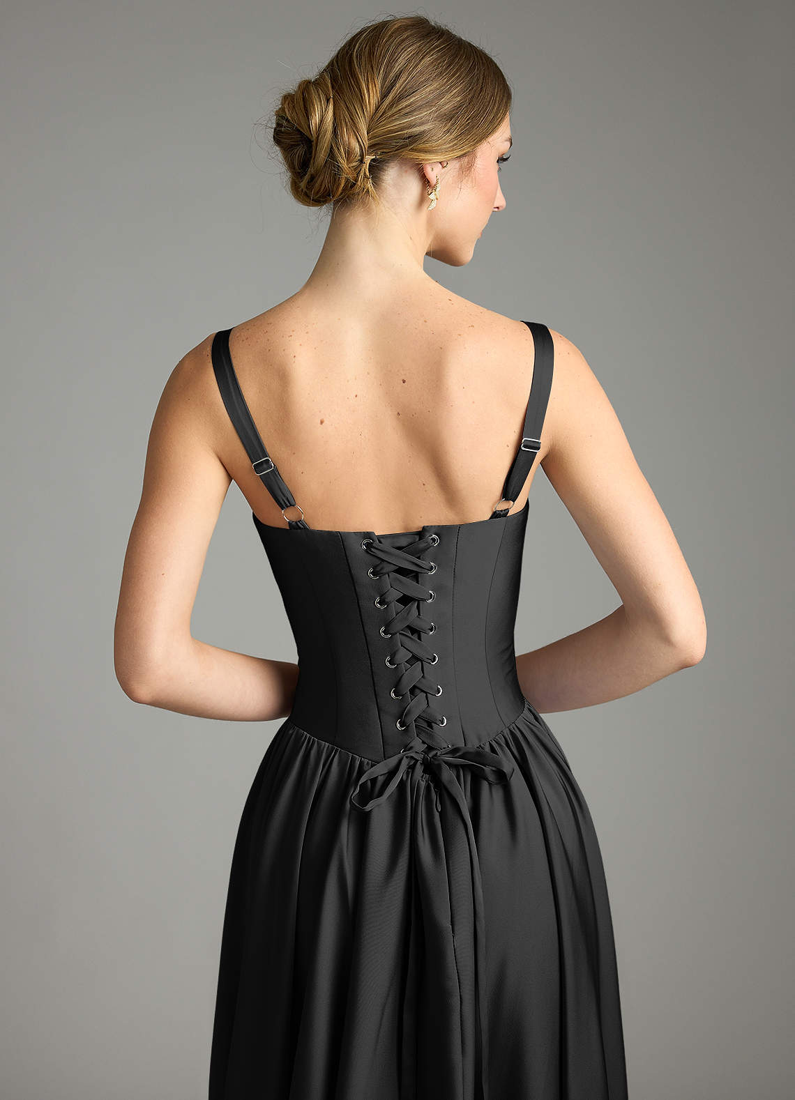 black corset bridesmaid dresses Long Black Lace Appliques Sweetheart Mermaid Bridesmaid Dresses