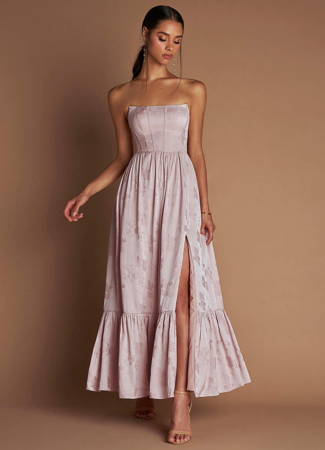 Floria Soft Pink Maxi Dress image2