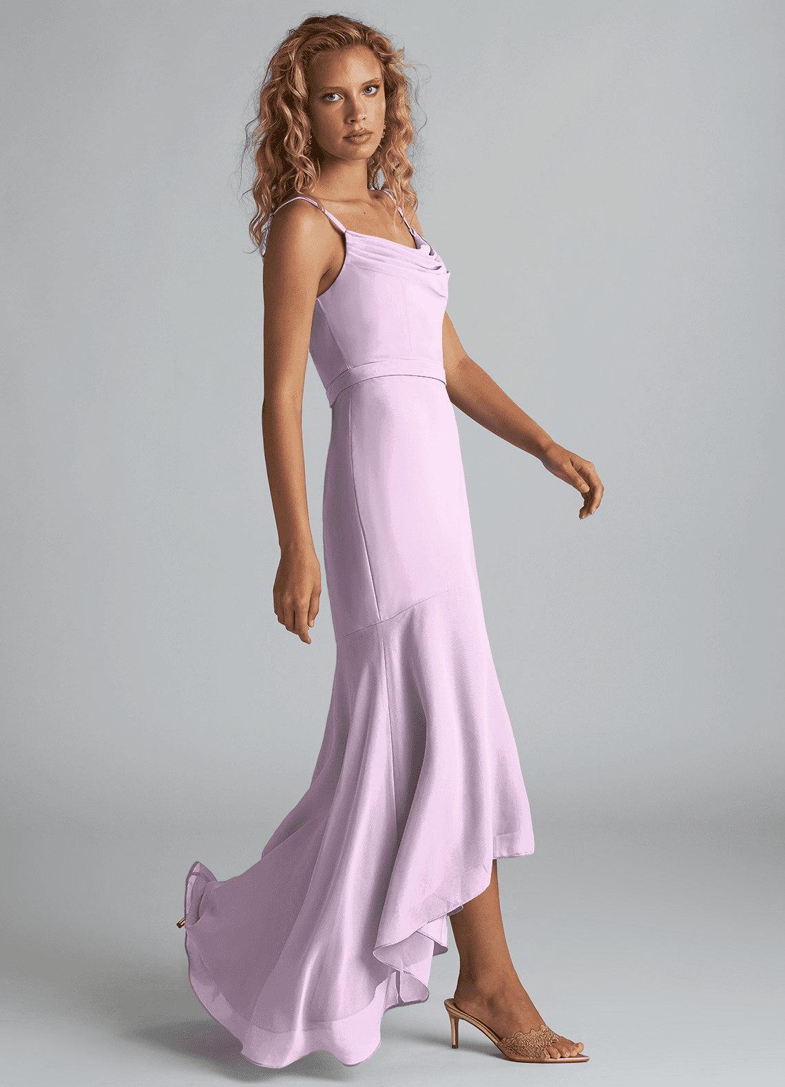 princess polly baby blue dress Azazie | If only getting ready on your wedding day was this easy?!  @christie1228's squad is making a bold statement in Candy Pink, Coral,  Pearl Pink main image 0