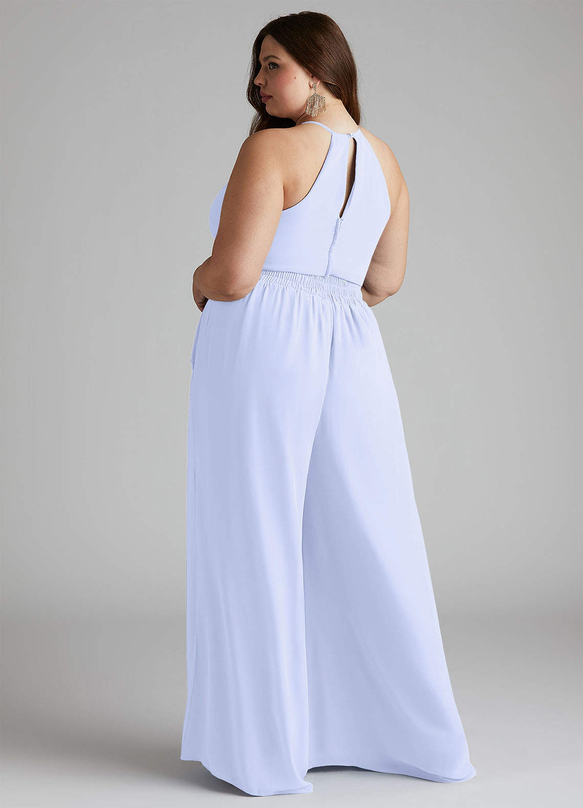 【新品】シュエットプチアリエ　2way Azazie Kenzi Jumpsuit Lavender Chiffon Bridesmaid Dresses | Azazie