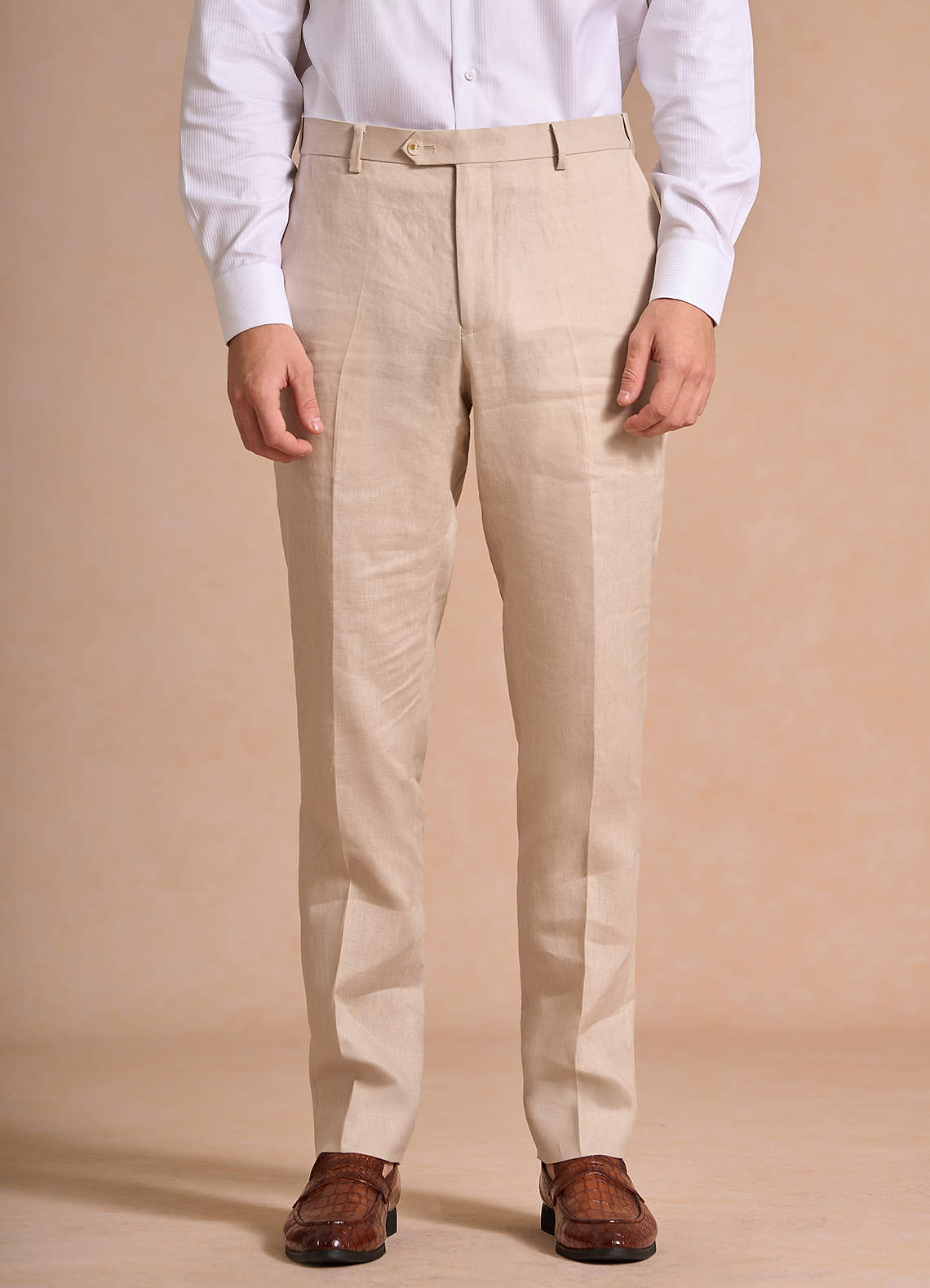 knee length dresses for ladies The Linen Trouser main image 0