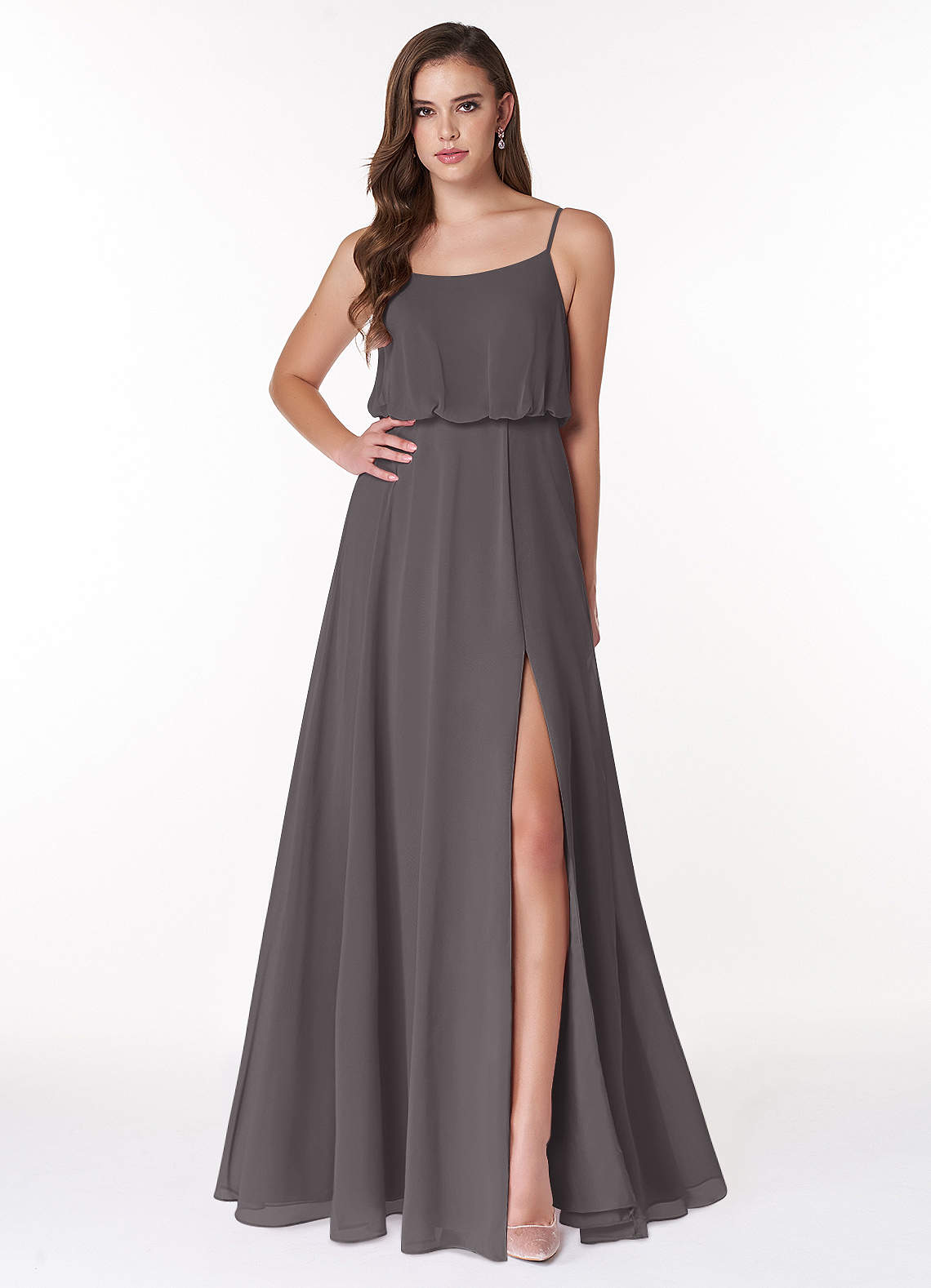 Mercury grey hot sale bridesmaid dresses