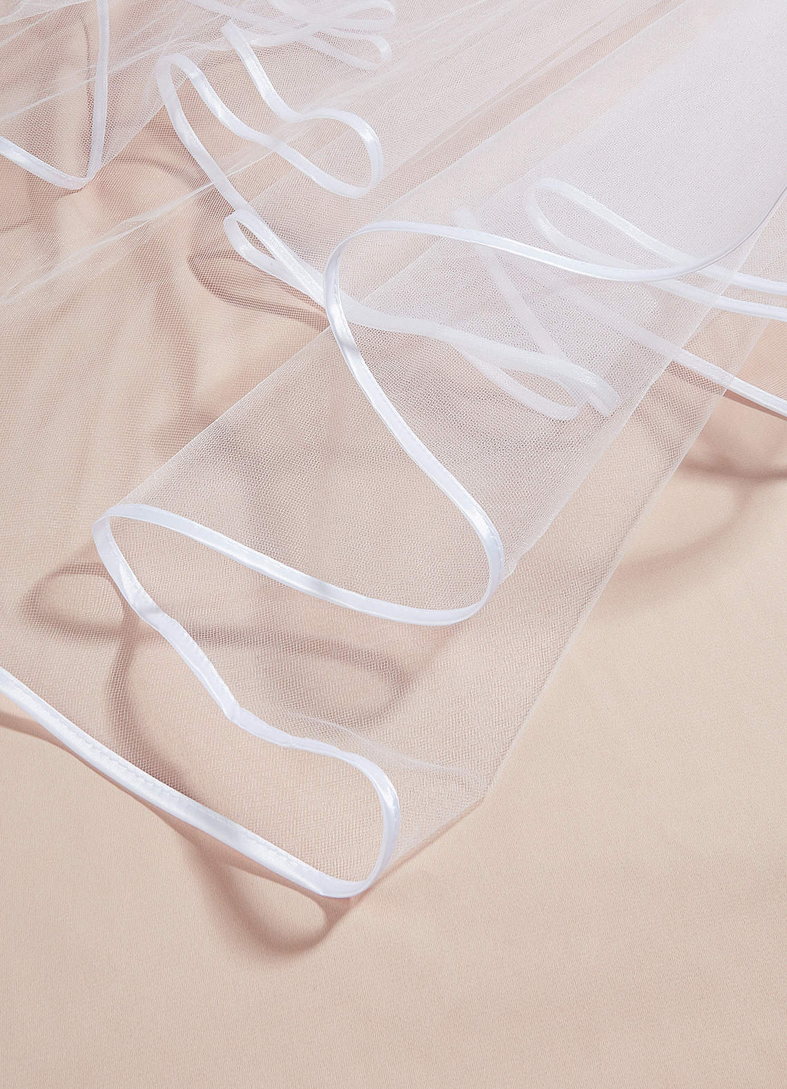 front Bridal Pearl Veil Headband