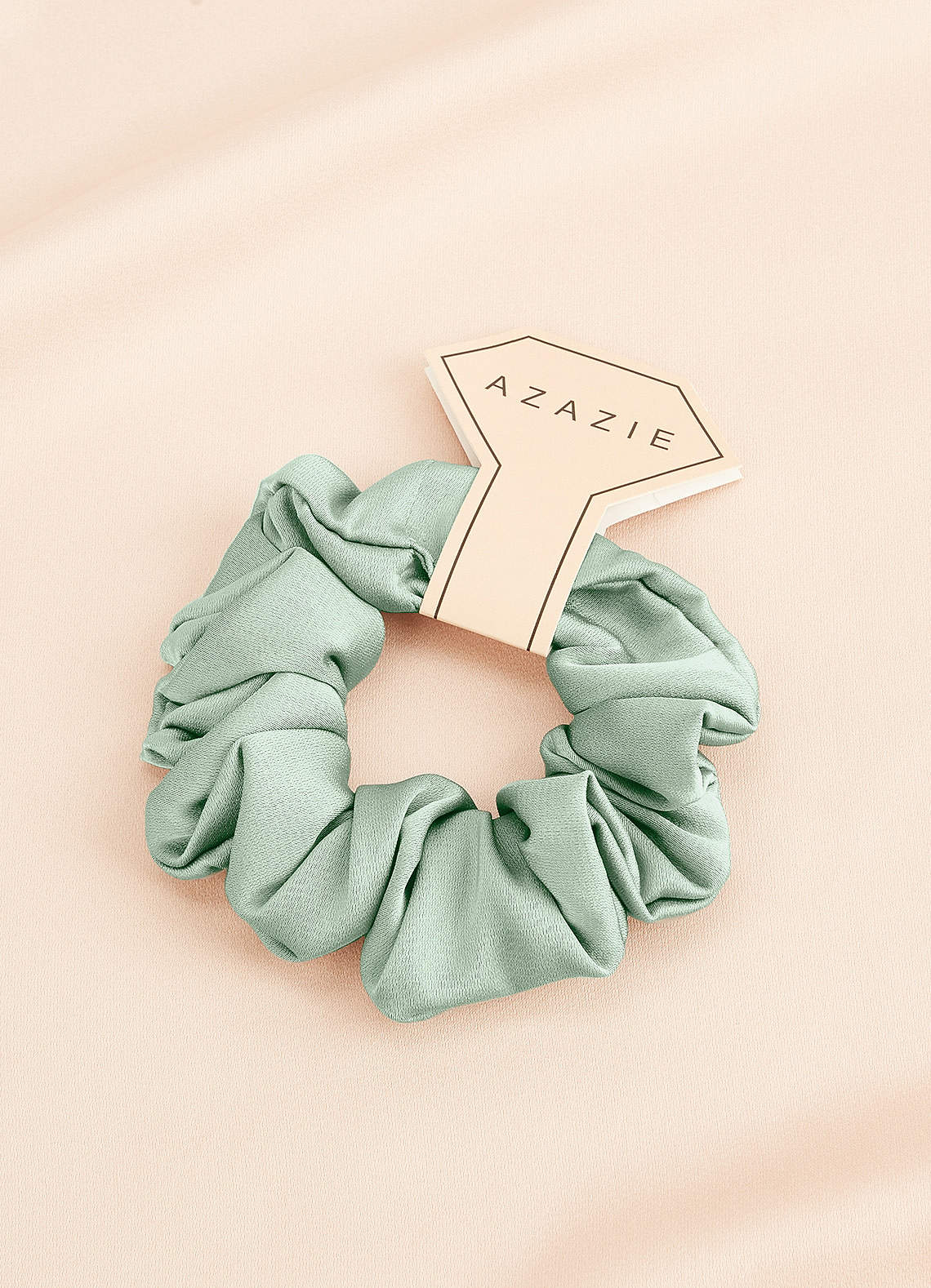 front Bridesmaid Stretch Satin Regular Size Scrunchies