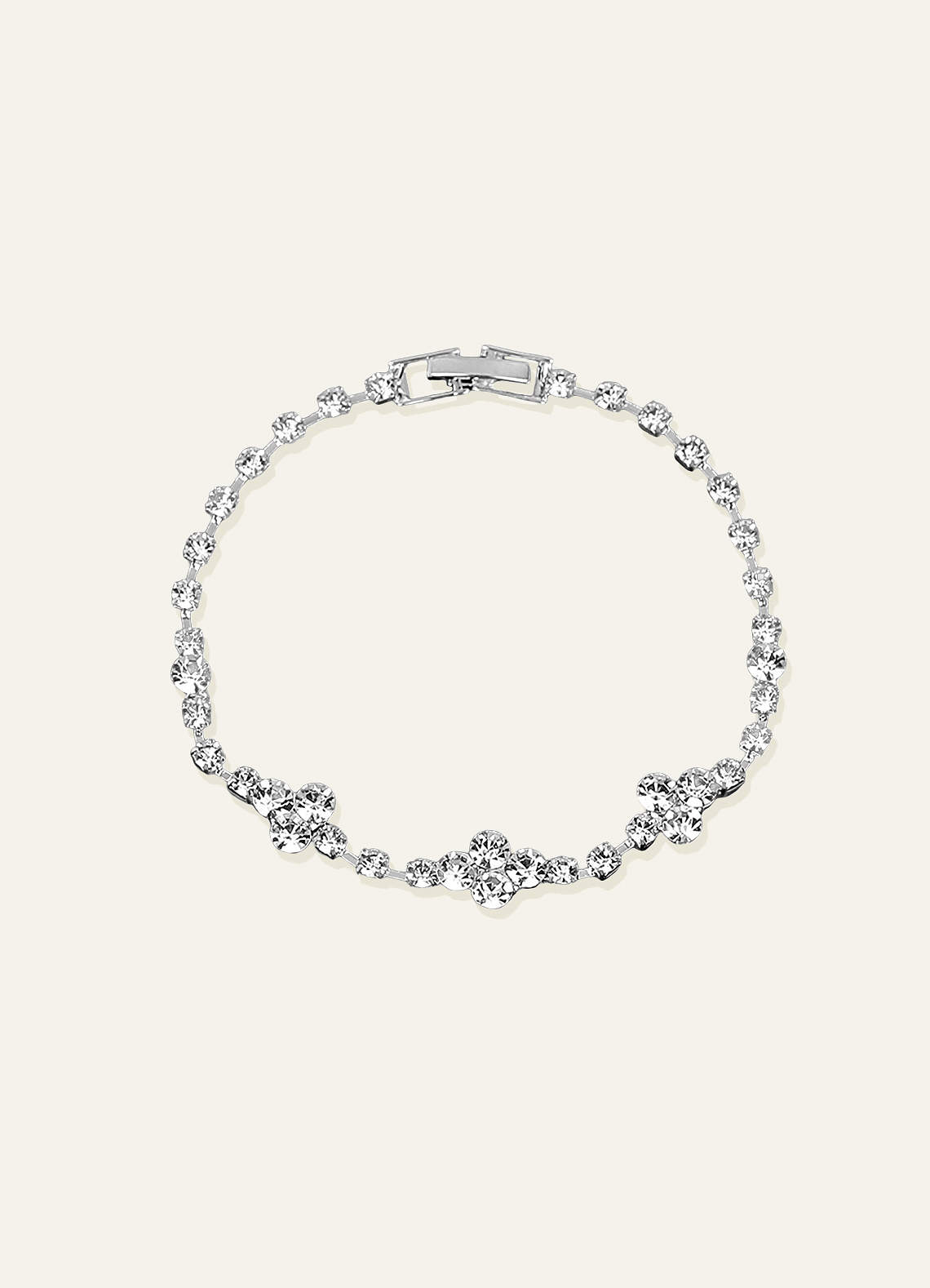 front Crystal Vine Jewelry Set