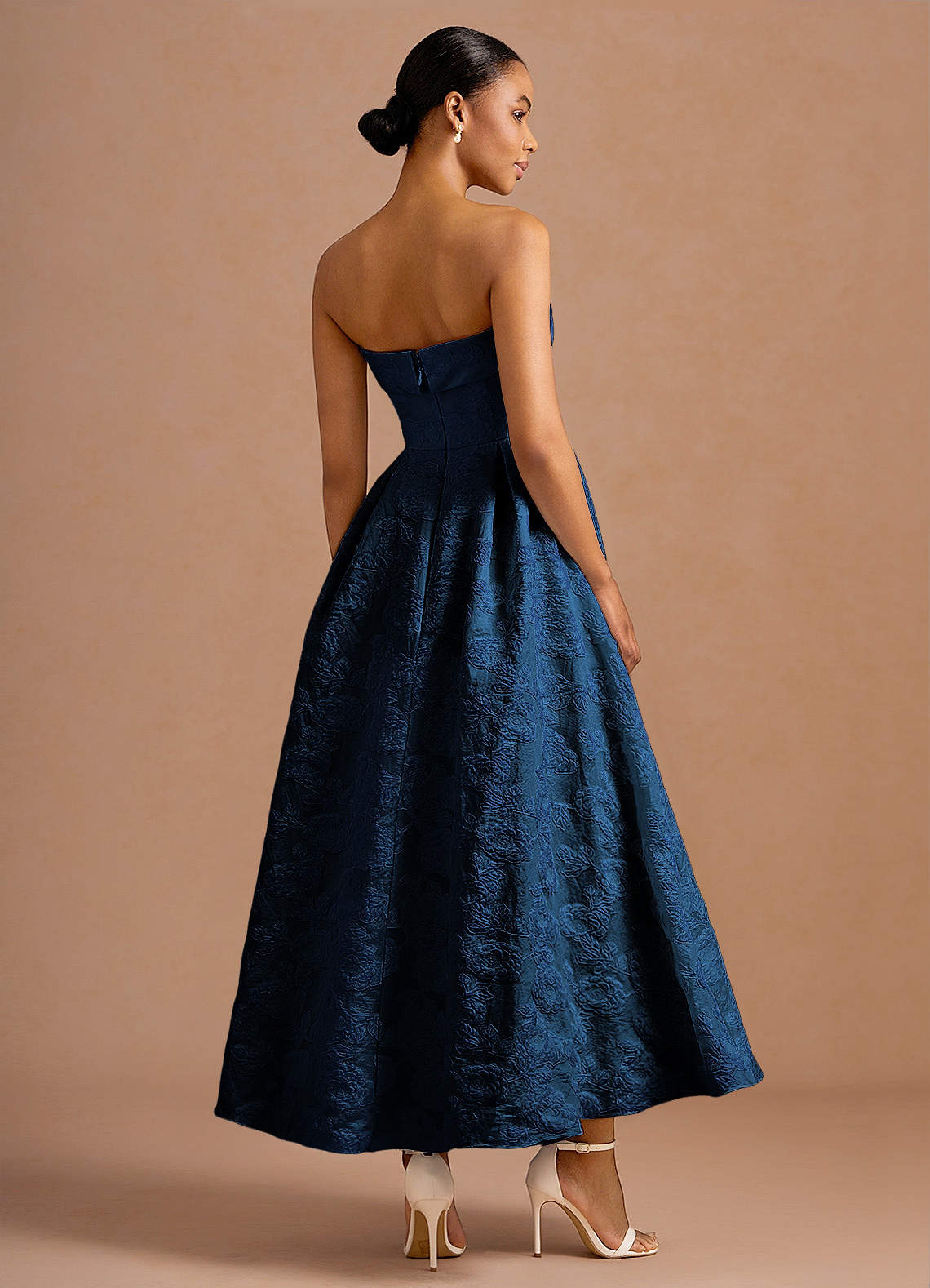 Abito Lungo Marino Scuro Clementine image4