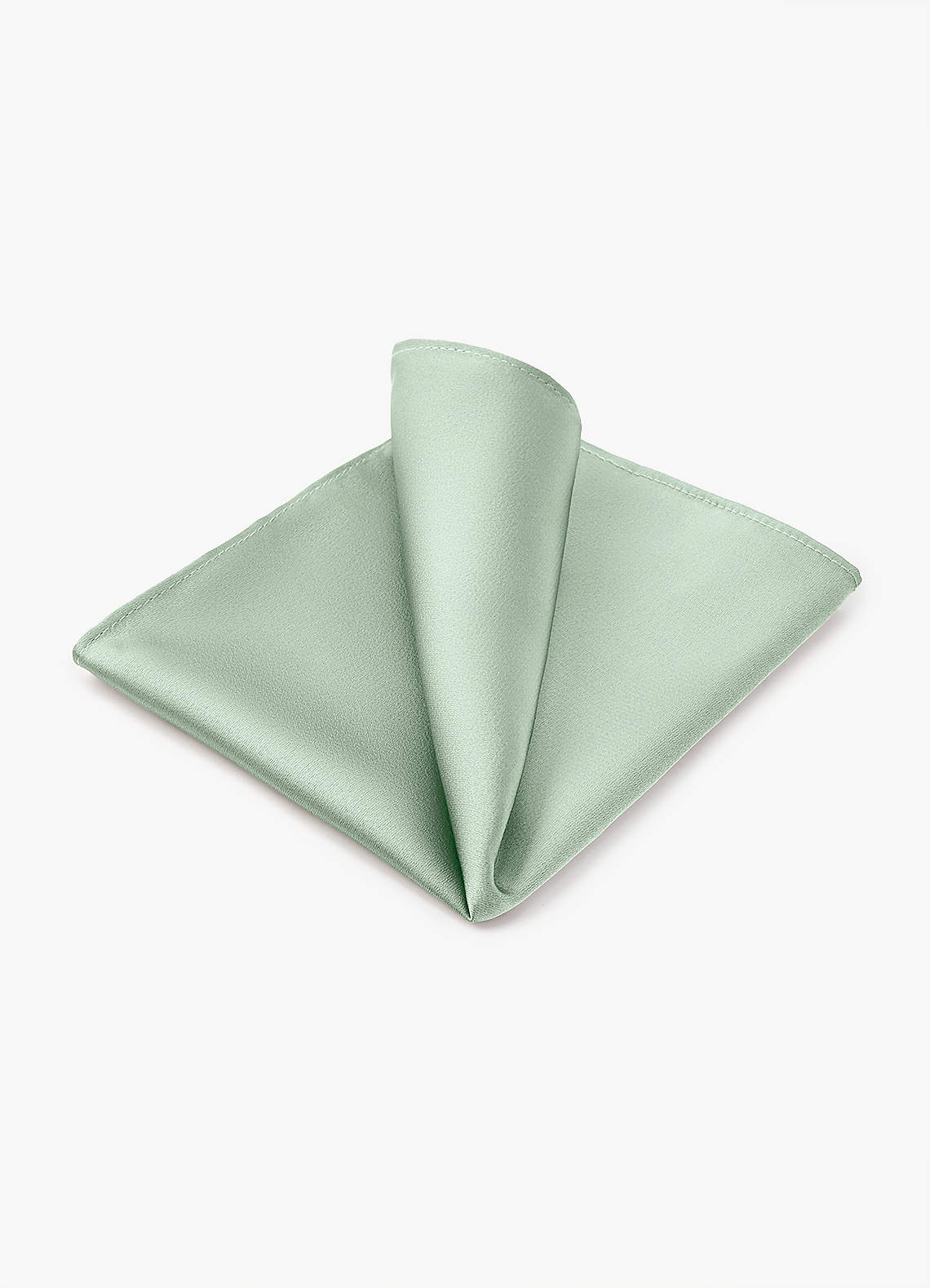 front Stretch Satin Pocket Square