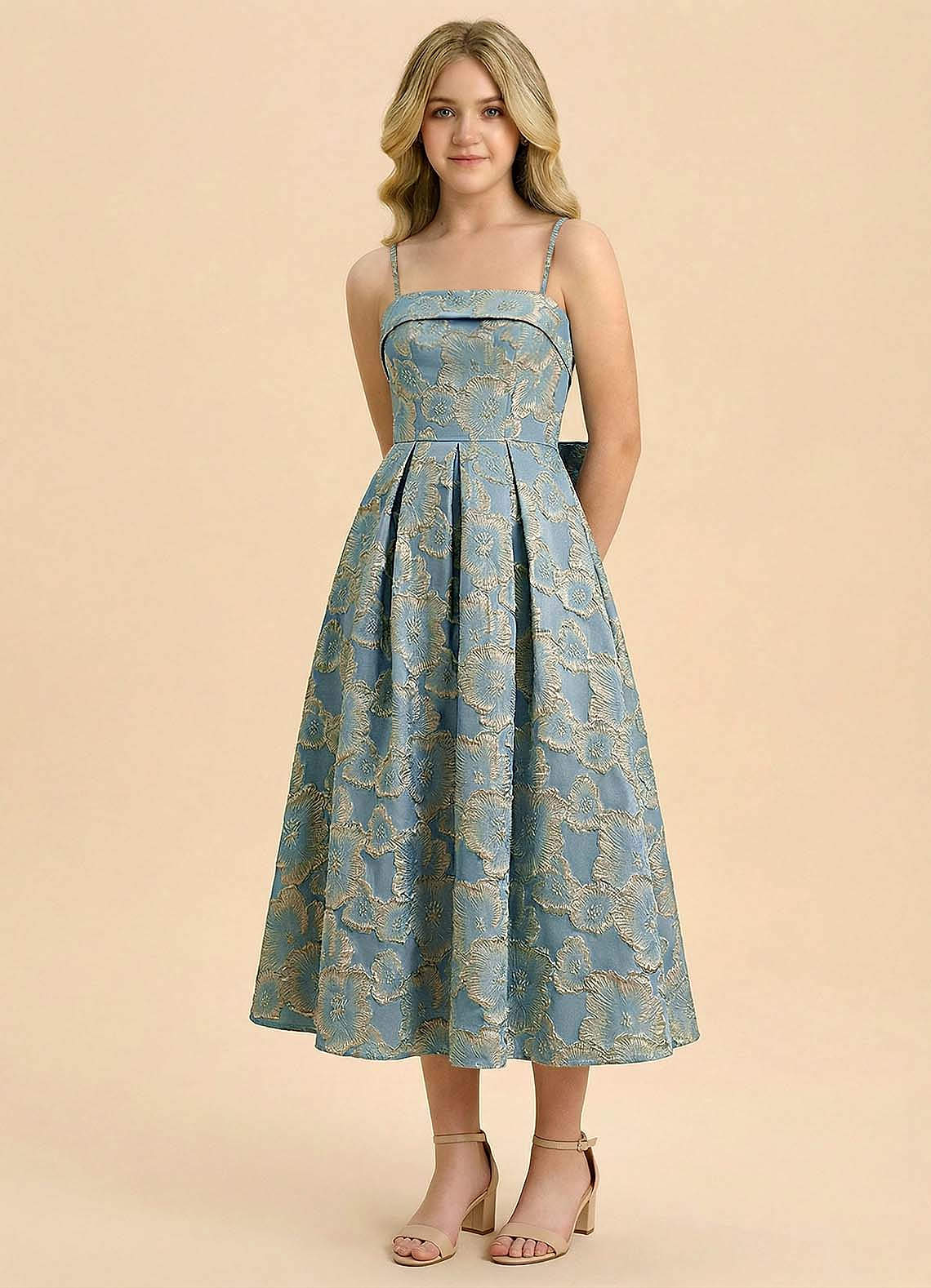 front Azazie Florentine Junior Formal Dress