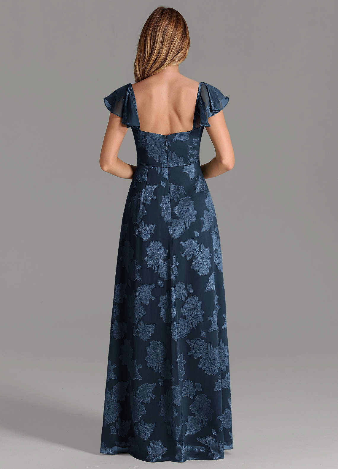 savannah bridesmaid dresses Azazie Dark Navy Floral Jacquard Burnout Ivanka Trump embraces 'naked' 3d-embroidery Color:Merlot Shantung The Savannah dress exudes