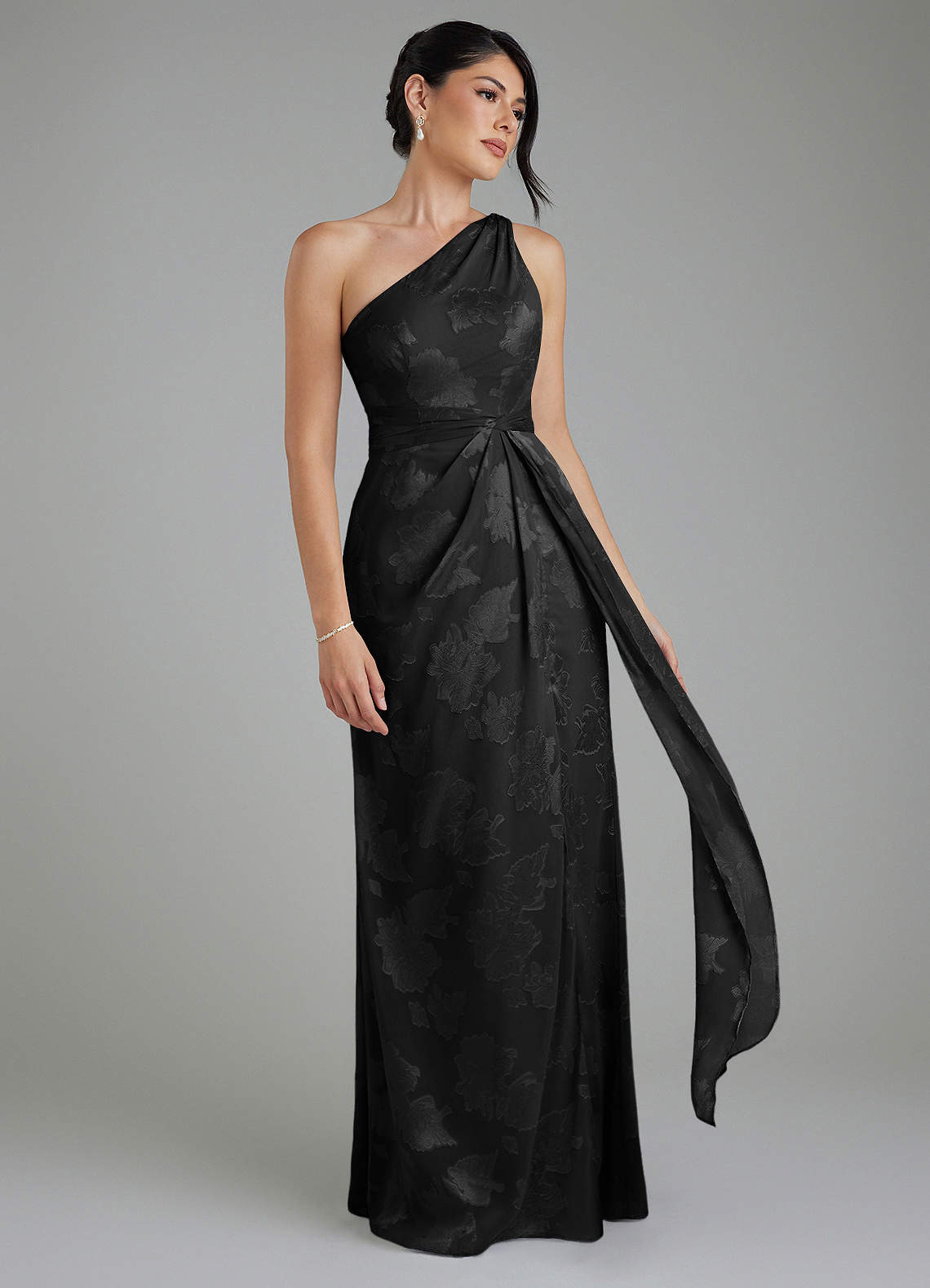 black jacquard bridesmaid dress Azazie Apryl Choose Set:Bday Onesie - Tutu - Hair Bow