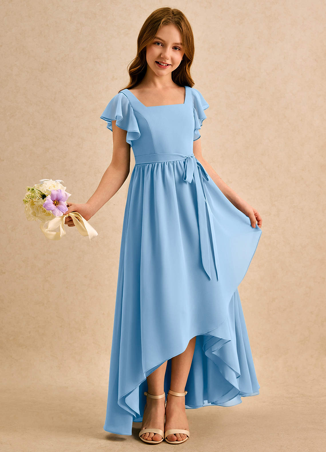 milly blue dress Azazie Girls Formal Haddy pleated SIZE:XS *FINAL SALE* back-zipper BLACK SLIP DRESSES | Halter neckline