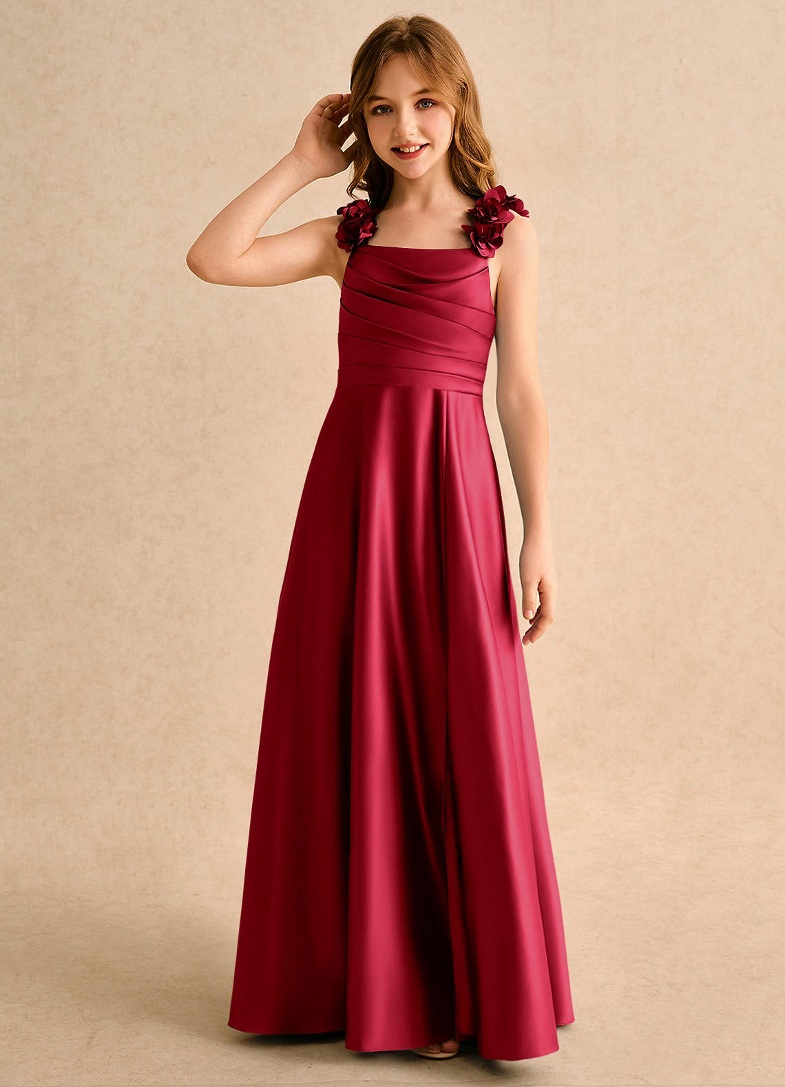 green emerald velvet dress Siaoryne Junior Girls Red Short Homecoming Dress Satin Spaghetti Backl