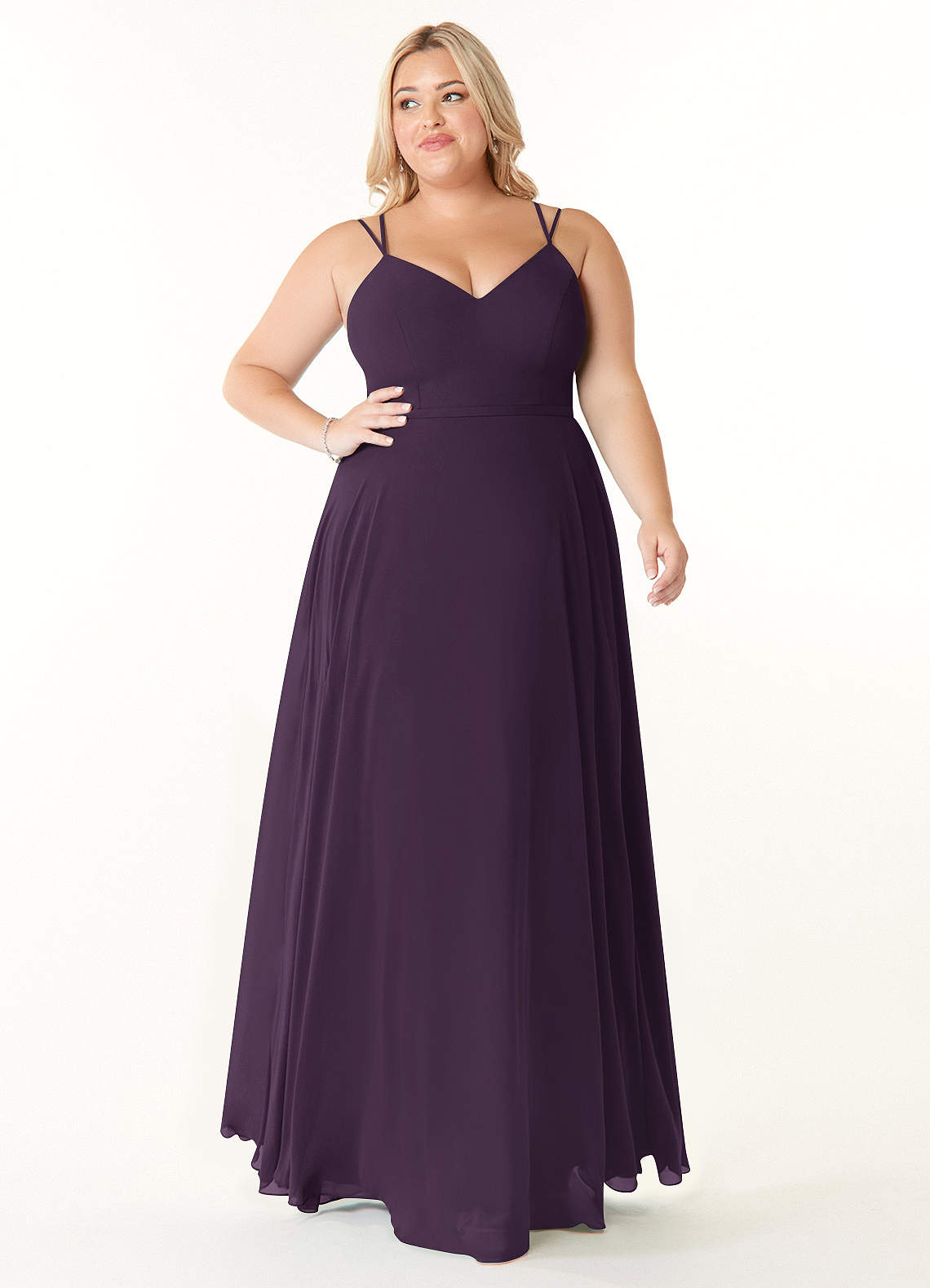 Azazie Janine Plum Bridesmaid Dresses Azazie CA