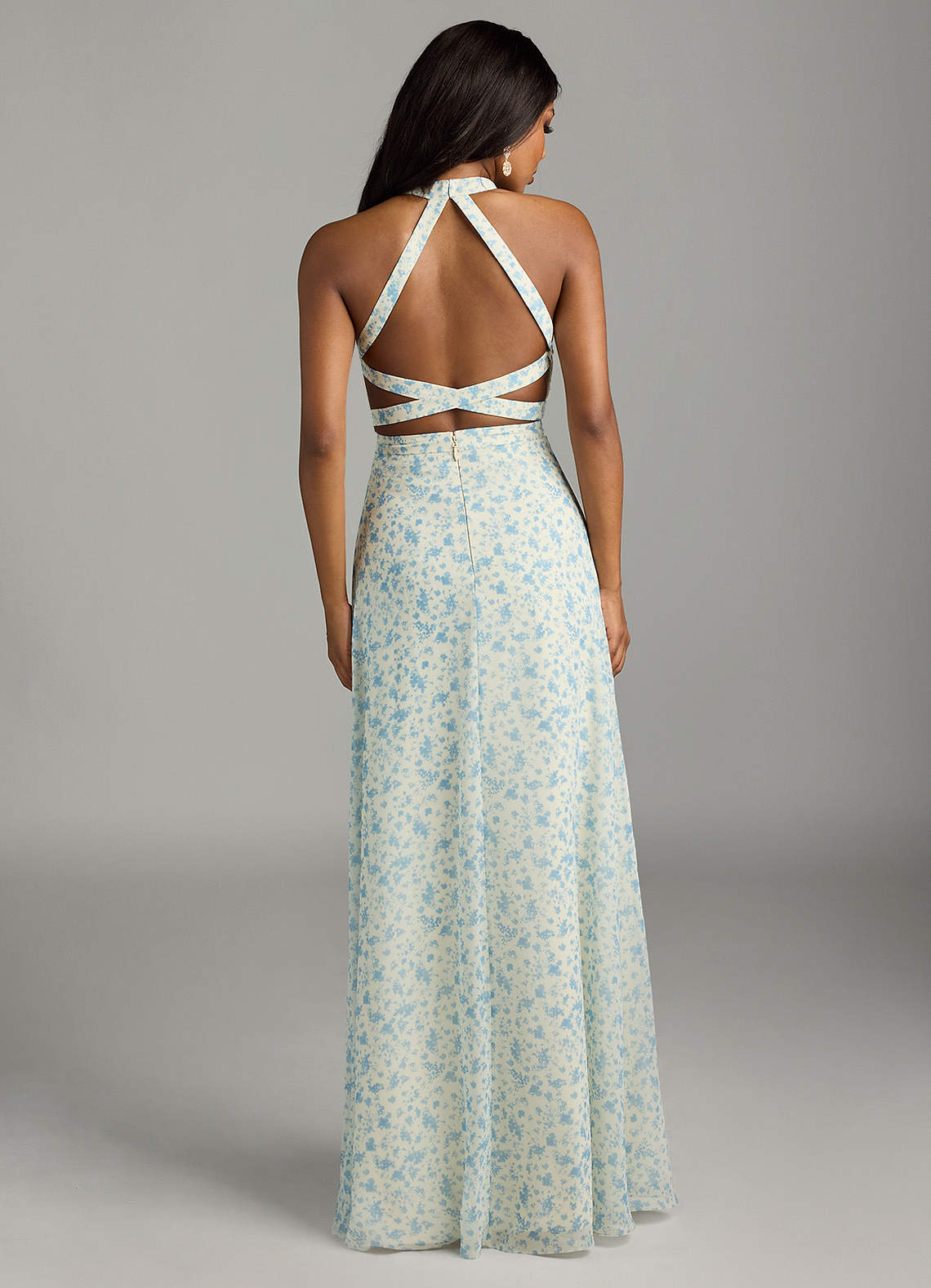 princess polly baby blue dress Backless Dresses main image 1
