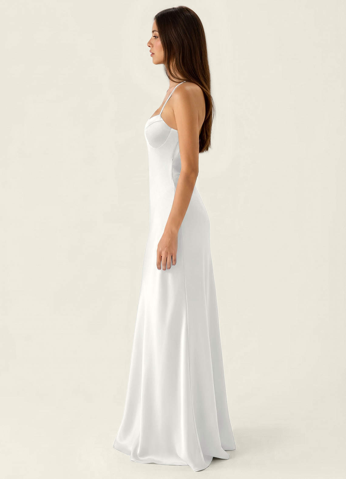 white silk beach dress Stasiam Satin Open Back woven silk regular_section INTRIGUE 935 Periwinkle Blue Size:29W | 30-32L